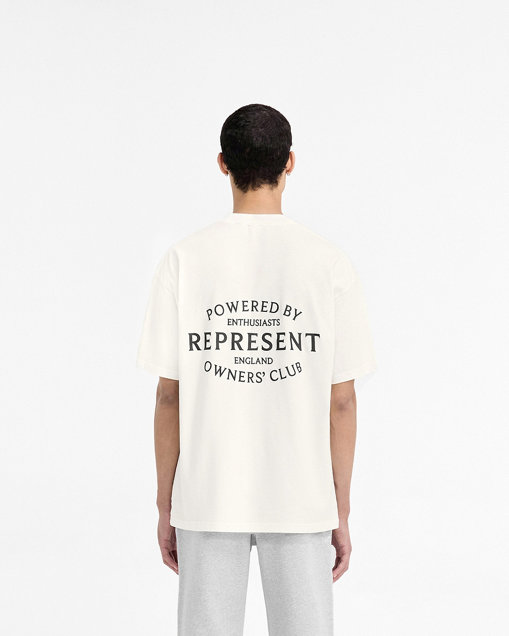 Represent Owners Club Stamp T-Shirt - CREMEWEISS