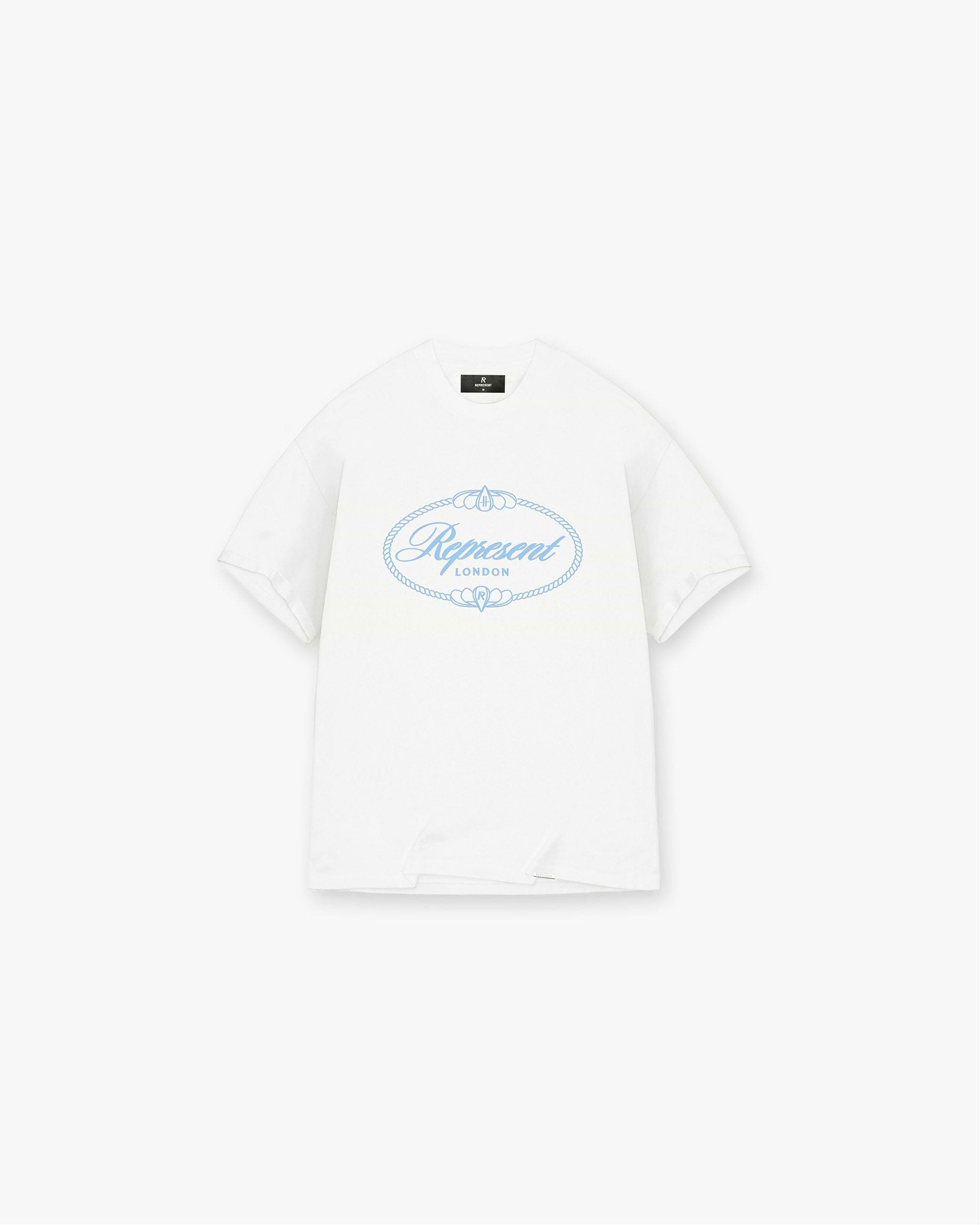 Represent X Harrods Crest T-Shirt - Flat White