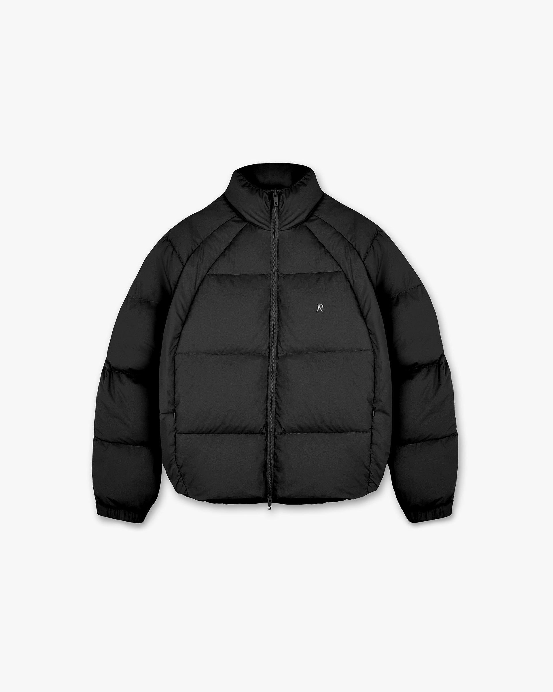 Funnel Neck Puffer - Schwarz