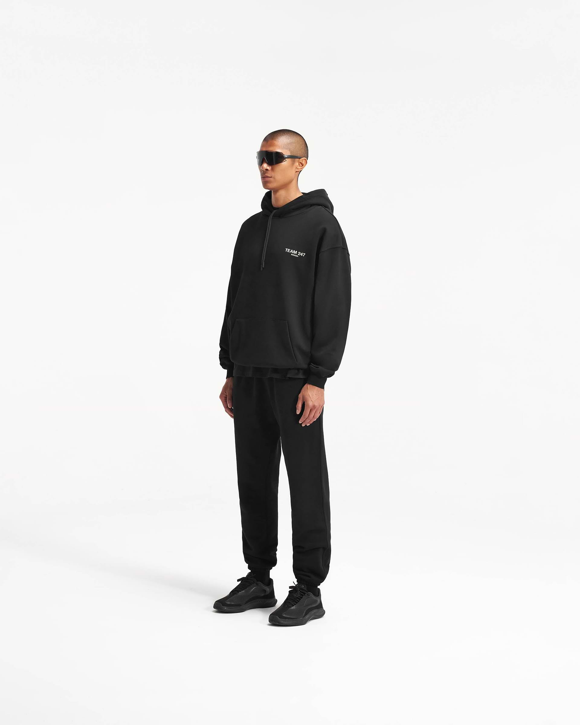 Team 247 Oversized Hoodie - Schwarz