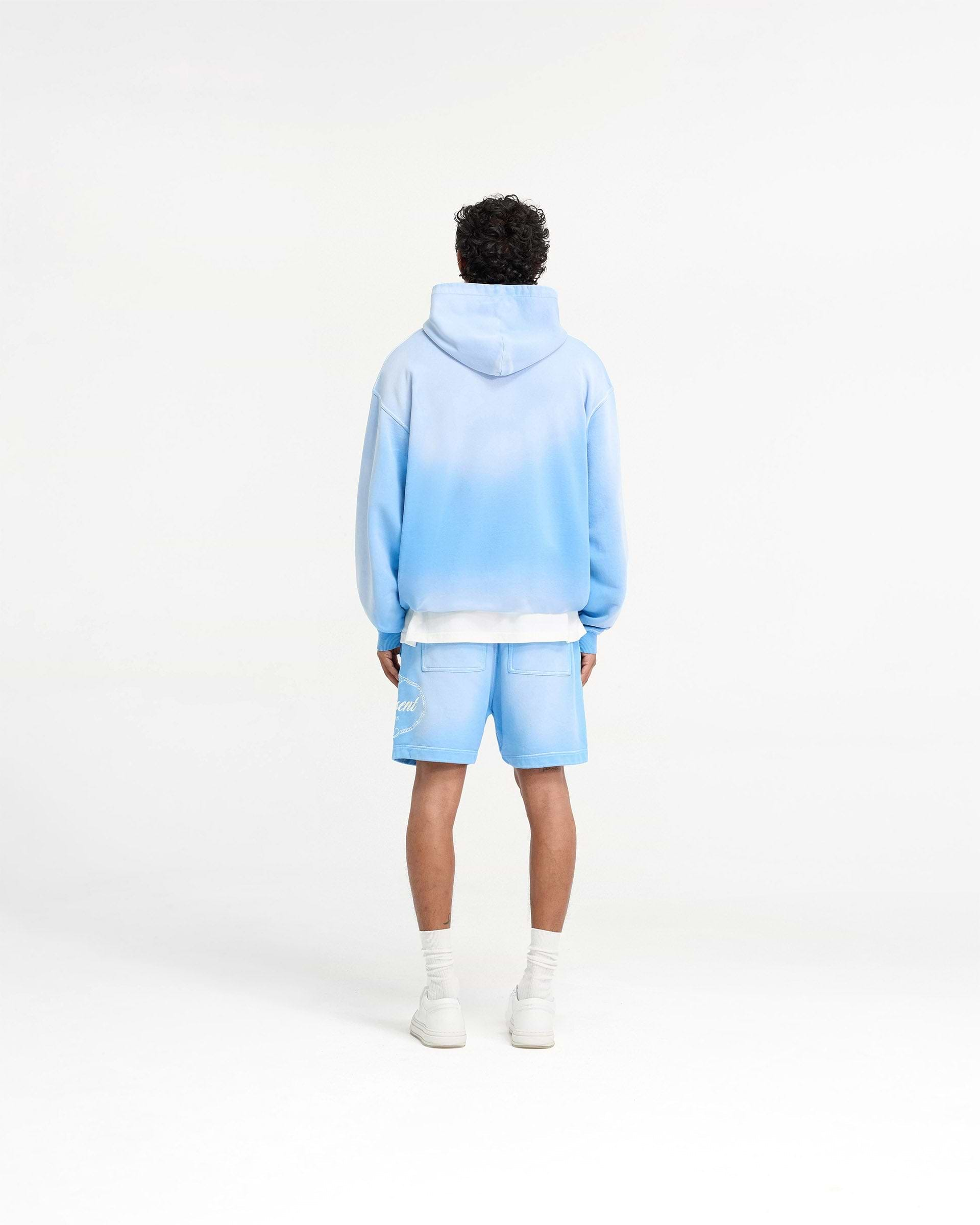 Represent X Harrods Crest Hoodie - Bleu Nuage