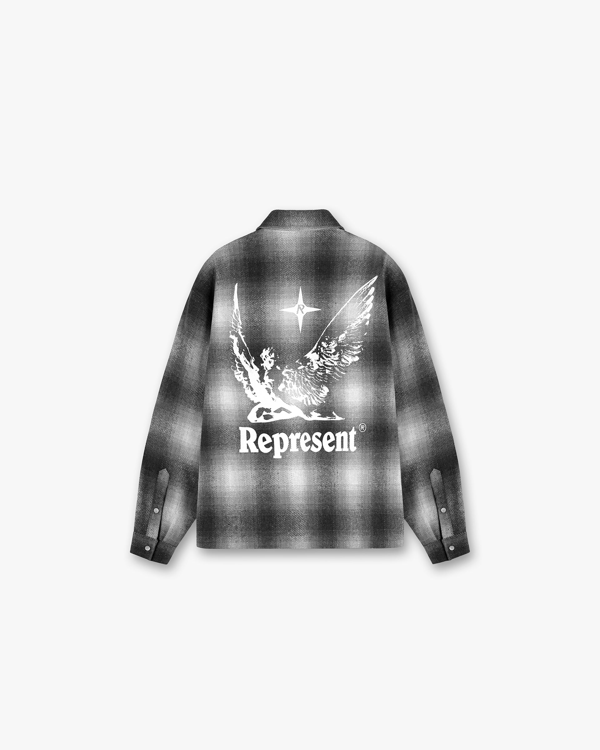 Spirits Of Summer Flannel Shirt - Schwarz Weiss
