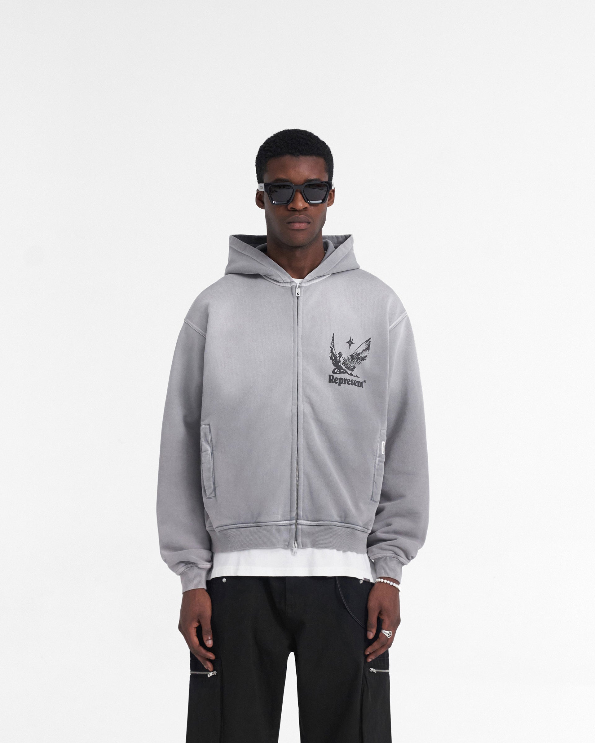 Spirits Of Summer Zip Hoodie - Nebel