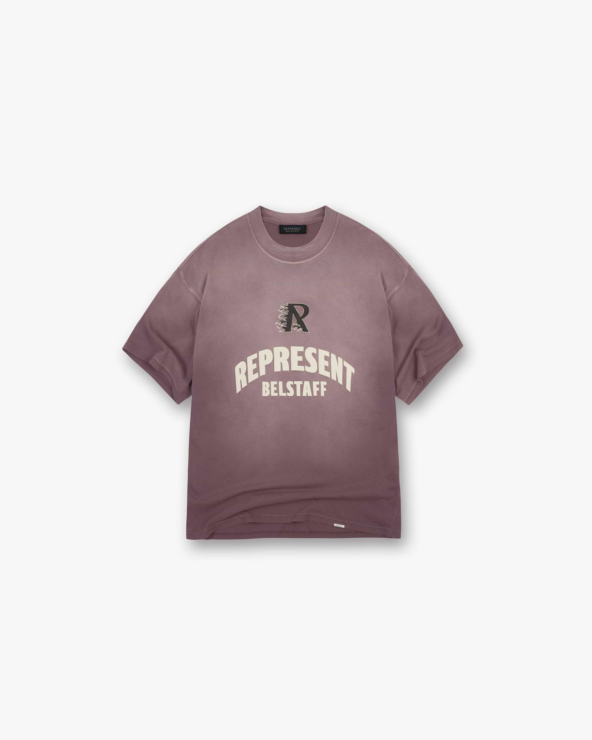 Represent X Belstaff Flame Phoenix T-Shirt | Plum | REPRESENT