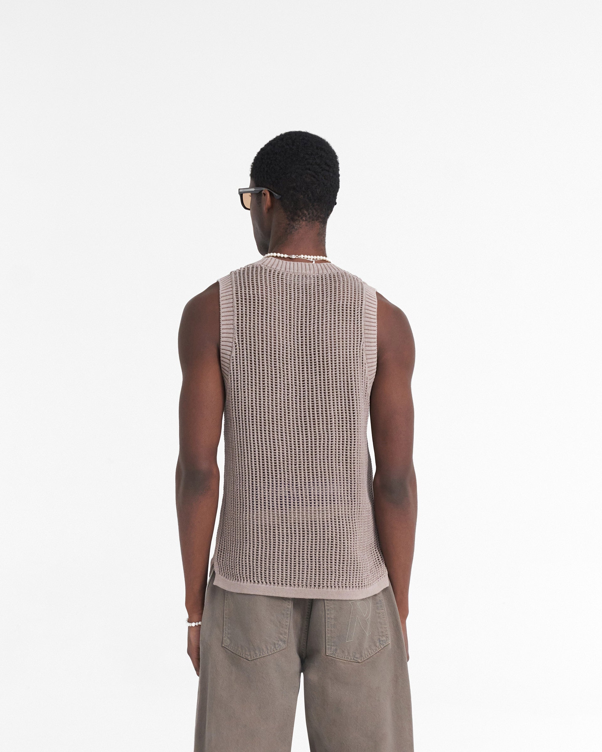 Washed Knit Vest - Morgendömmerung