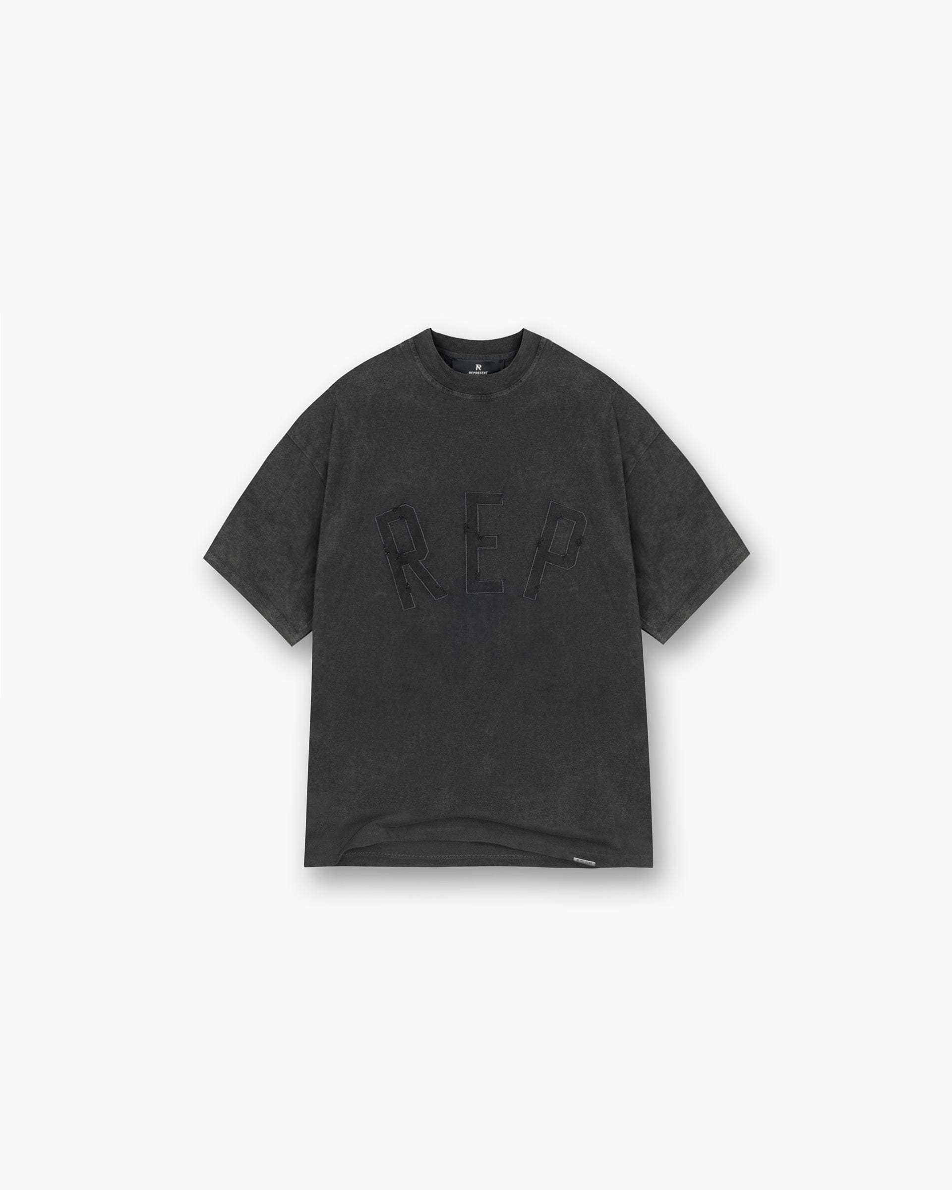 Rep Applique T-Shirt - Noir Vintage