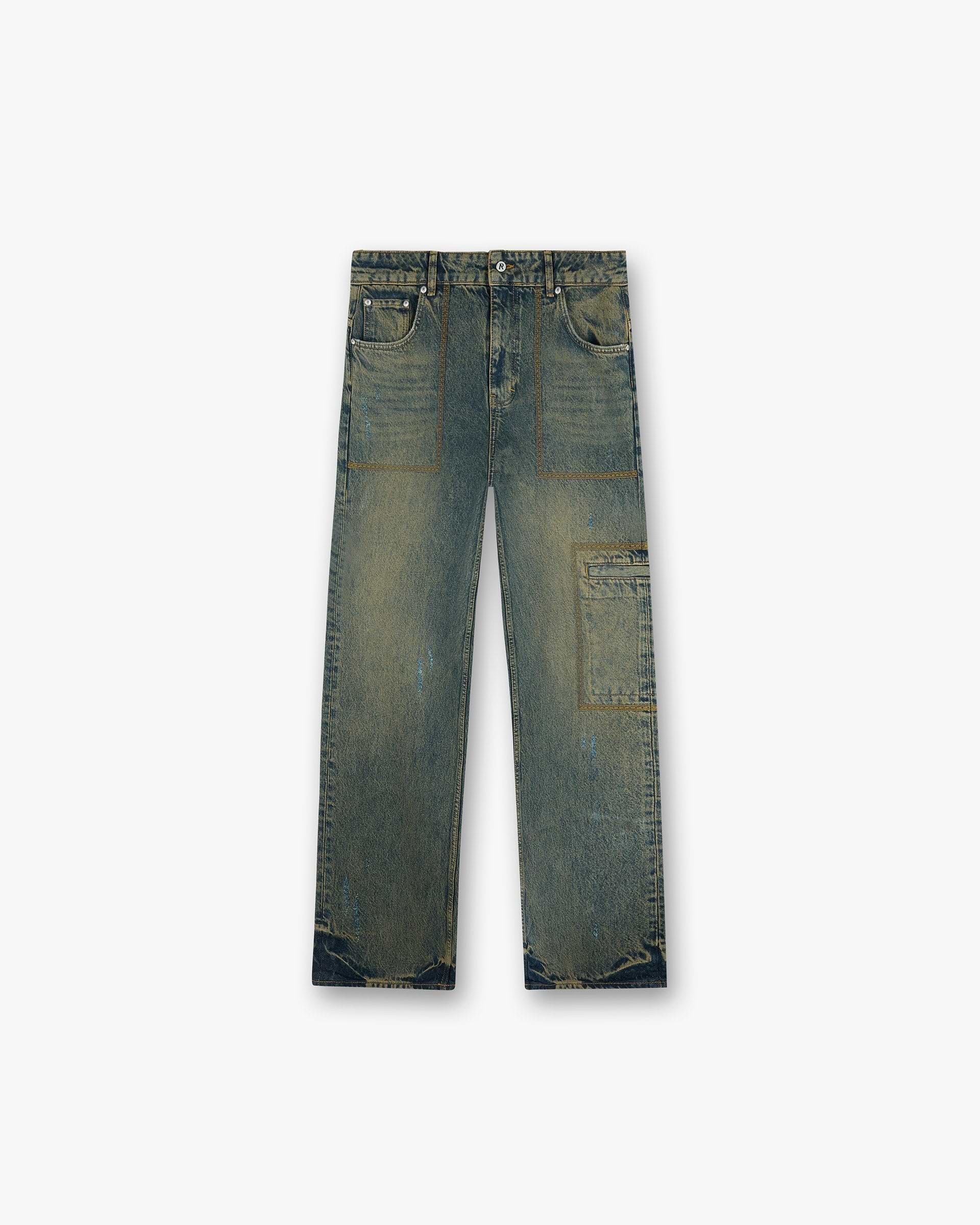tobacco denim Caballo Relaxed Fit Riding Jeans - Indigo Safety never looked so relaxed Rhythm Sundowner Denim Jacket -