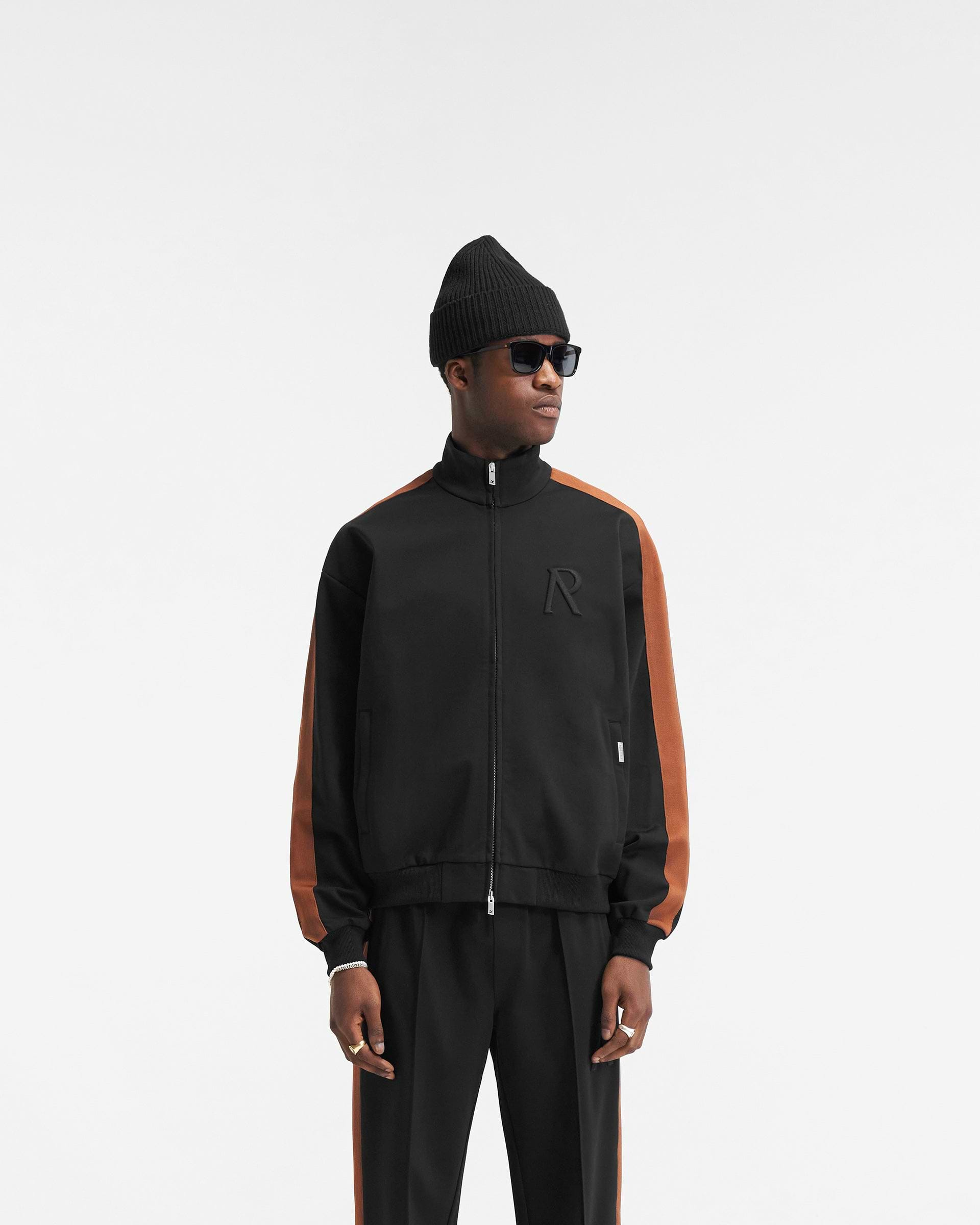 Initial Tracksuit Jacket - Black