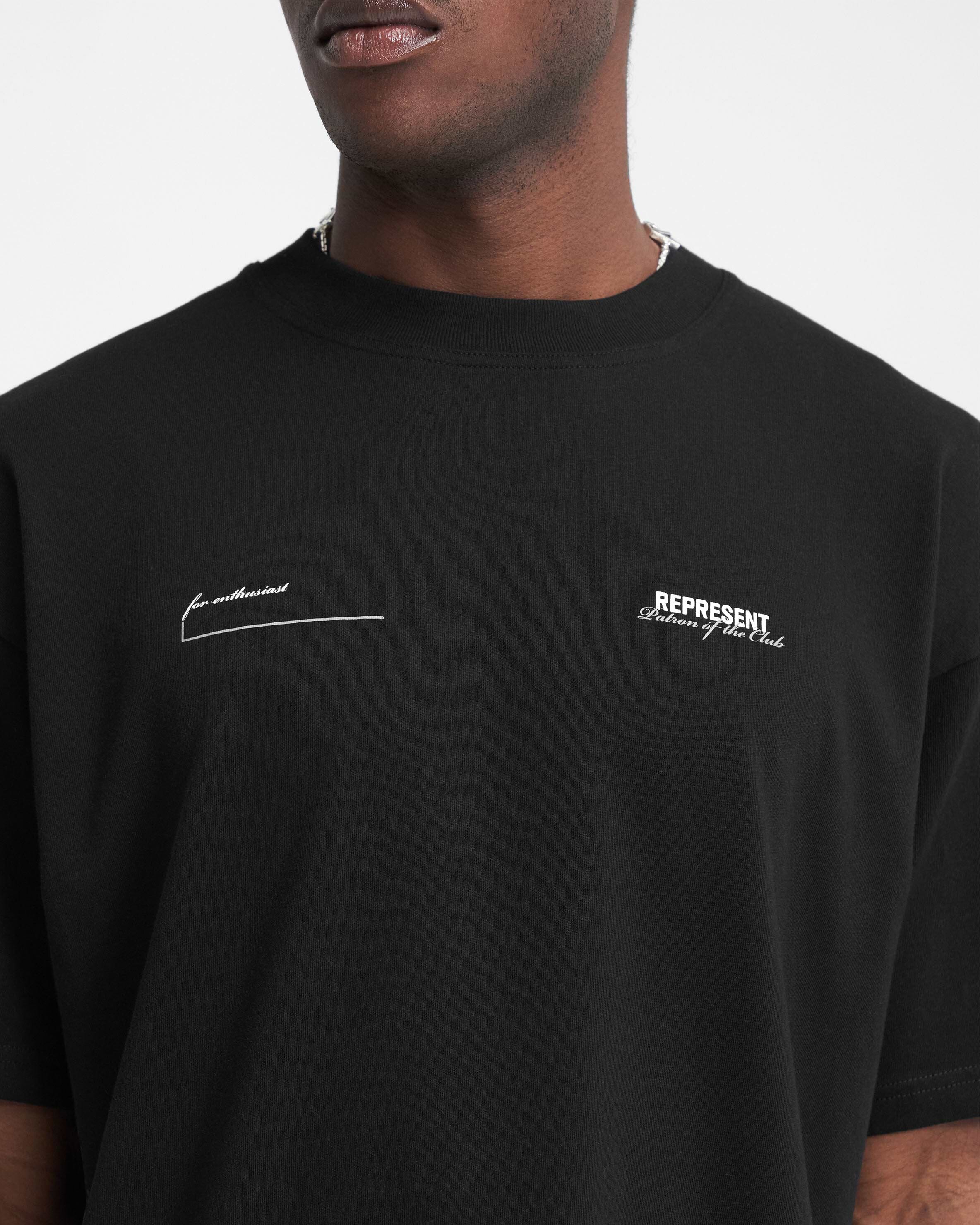 Patron Of The Club T-Shirt | Black | REPRESENT