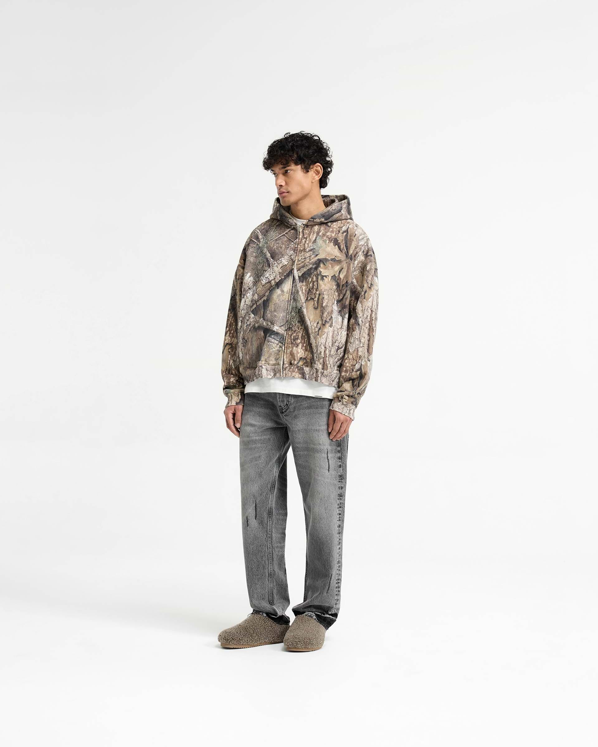 Realtree® Zip Up Camo Boxy Hoodie - Camo