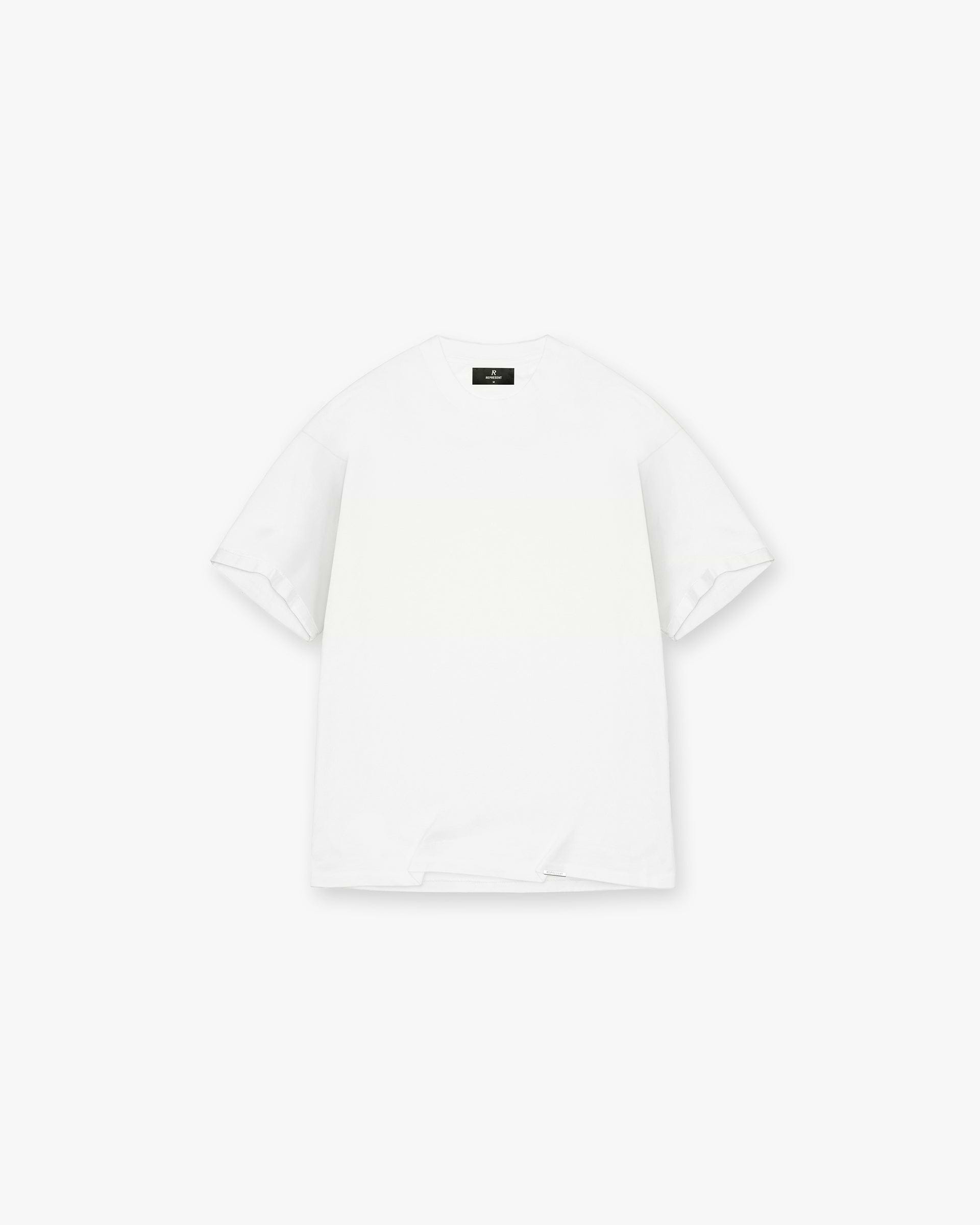 Initial Oversized T-Shirt - Flat White