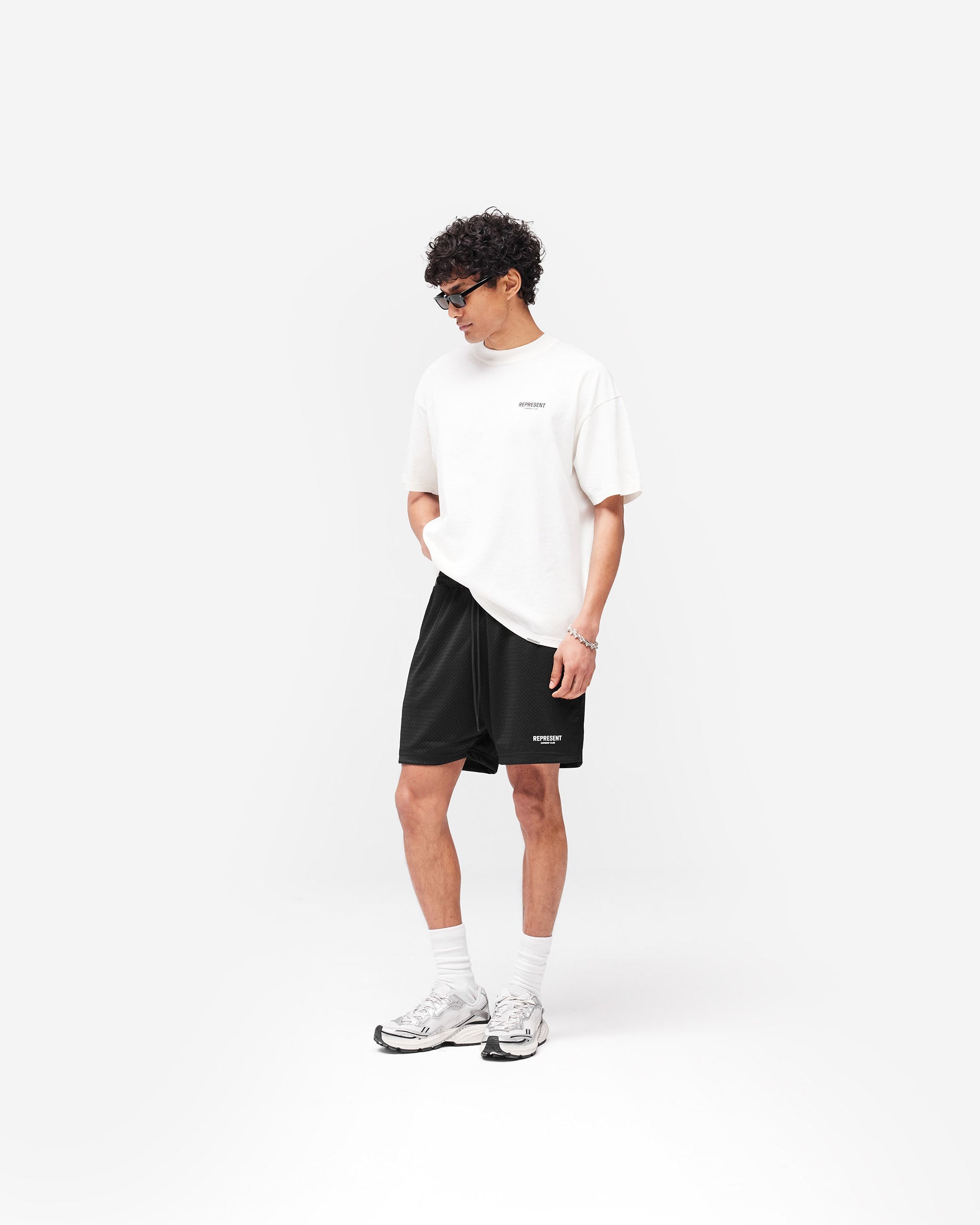Represent Owners Club Mesh Shorts - Black