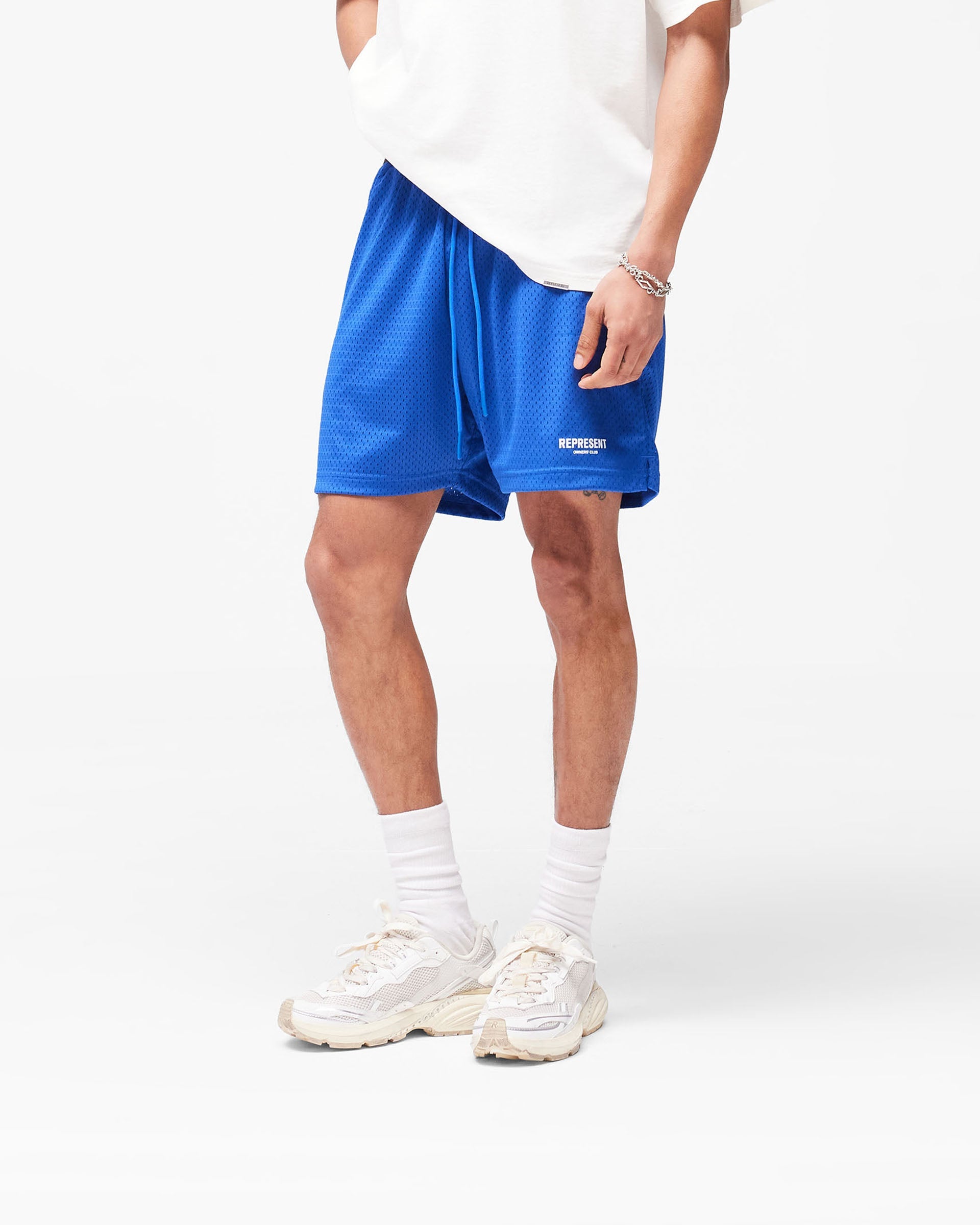 Represent Owners Club Mesh Shorts - Kobaltblau