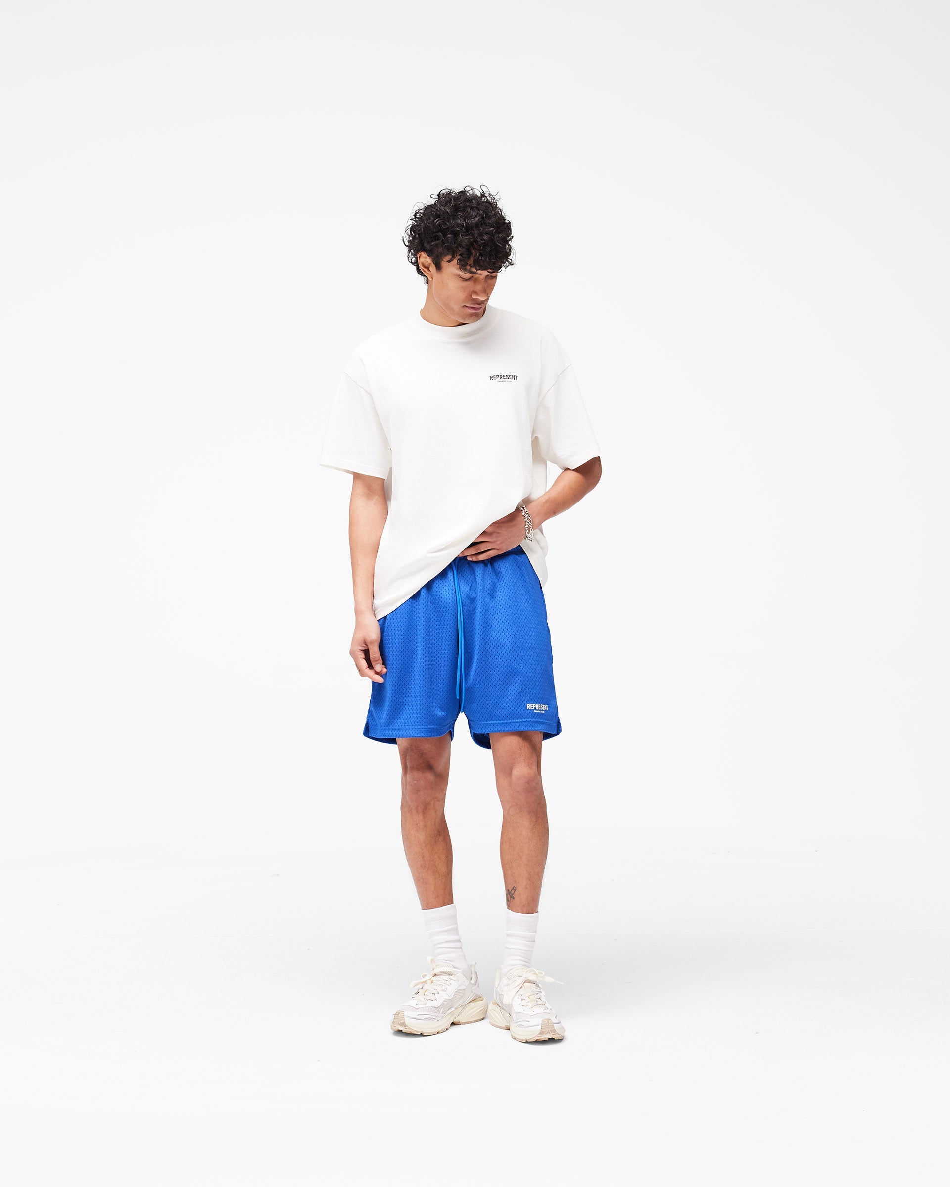 Represent Owners Club Mesh Shorts - Kobaltblau