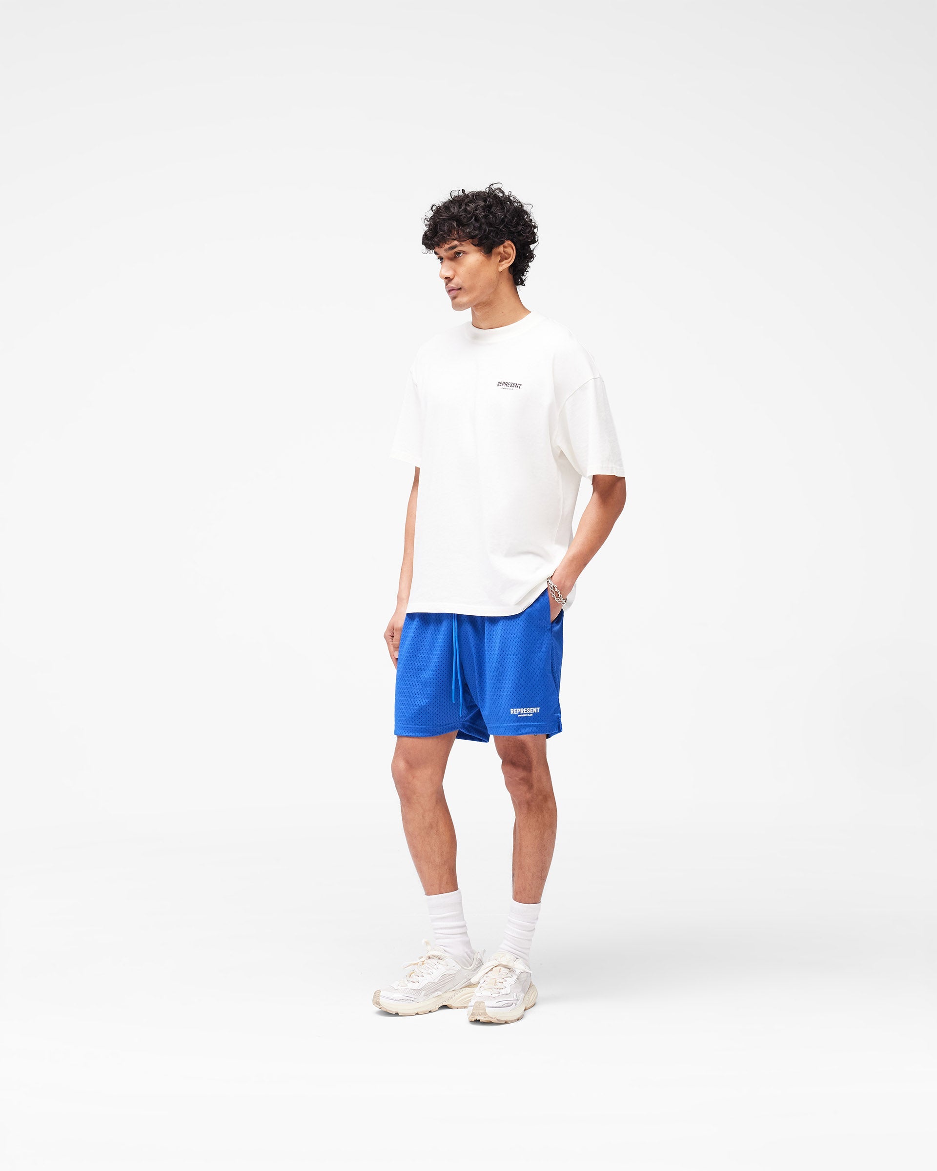 Represent Owners Club Mesh Shorts - Kobaltblau
