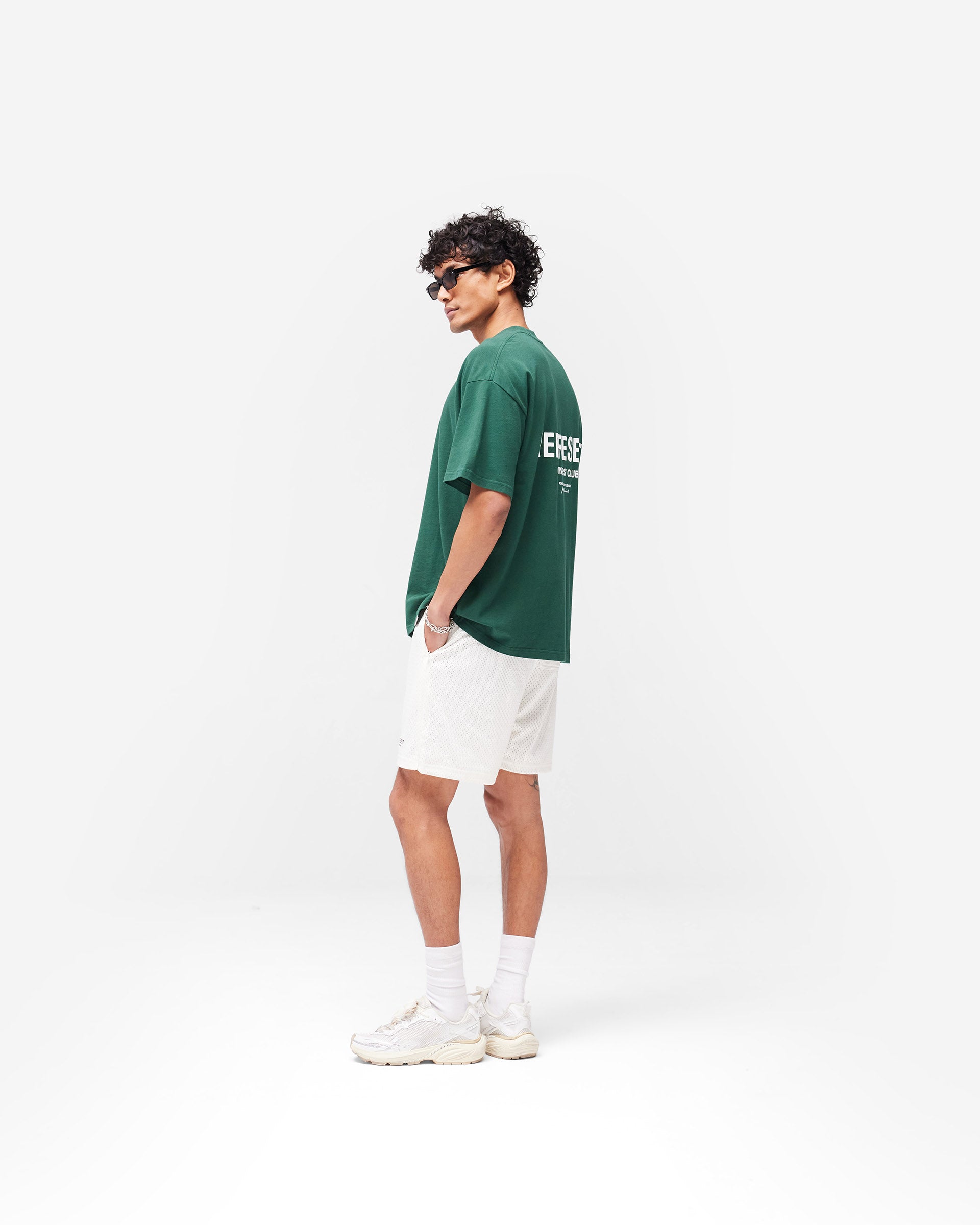 Represent Owners Club Pantalones Cortos de Malla - Blanco