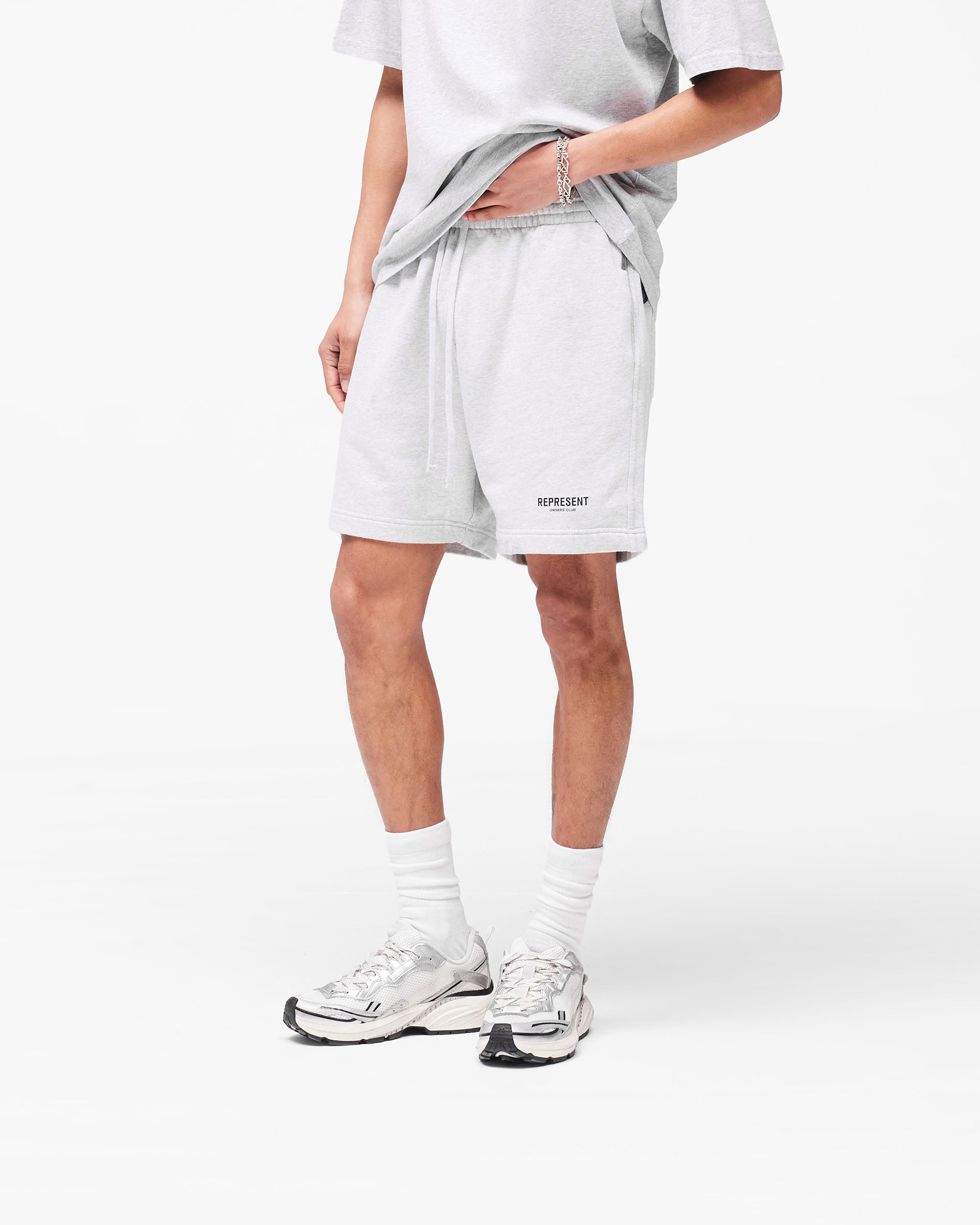 Represent Owners Club Shorts - Gris Cendré