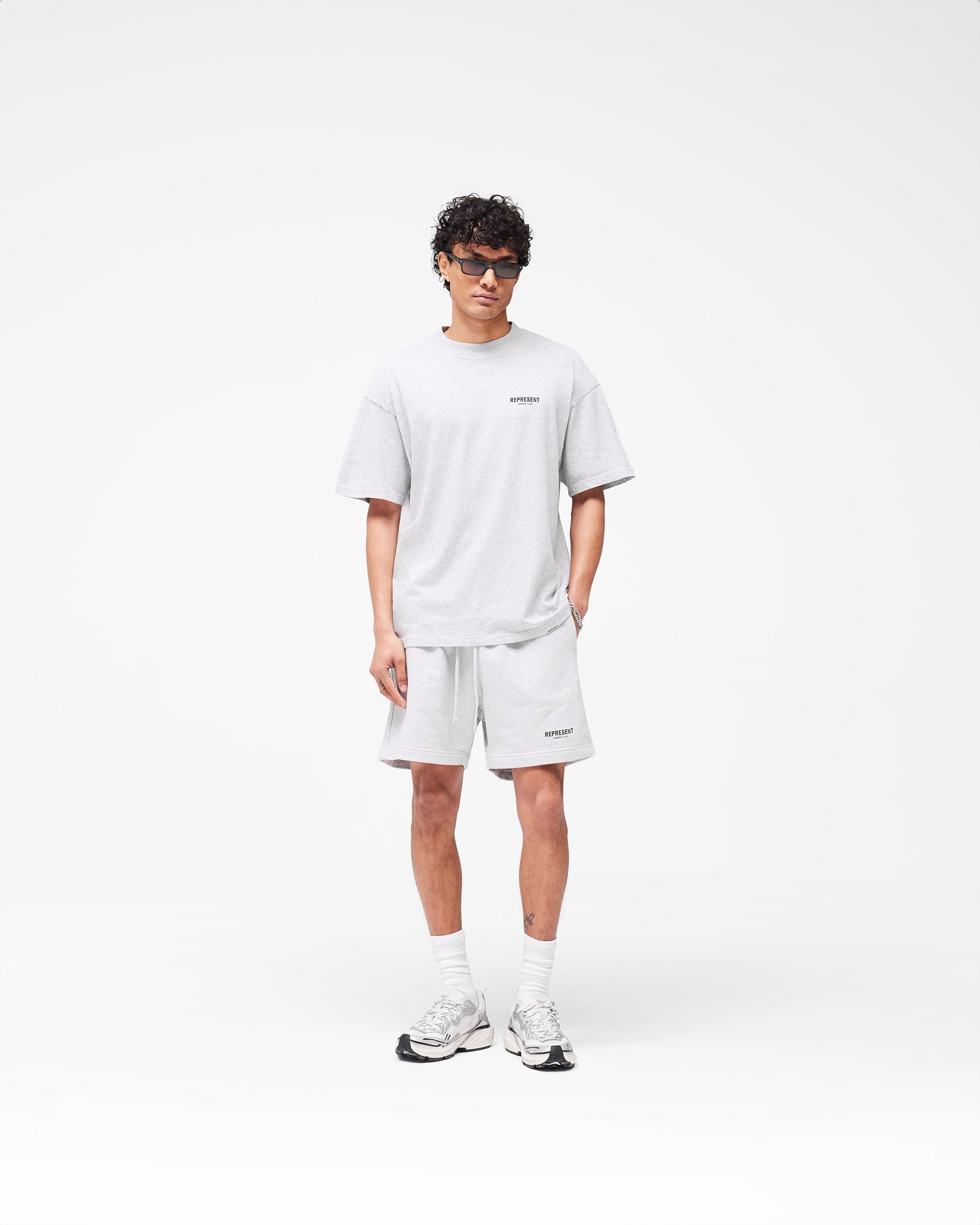 Represent Owners Club Shorts - Gris Cendré