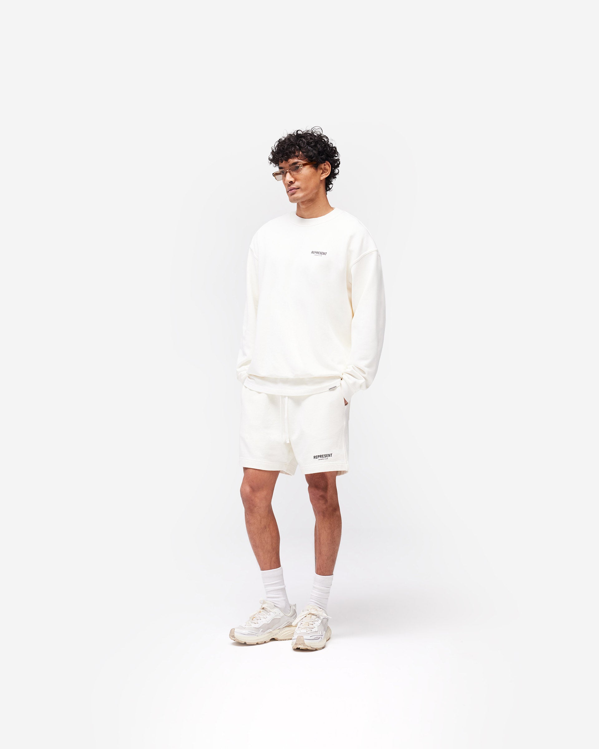 Represent Owners Club Sweater - Flat White