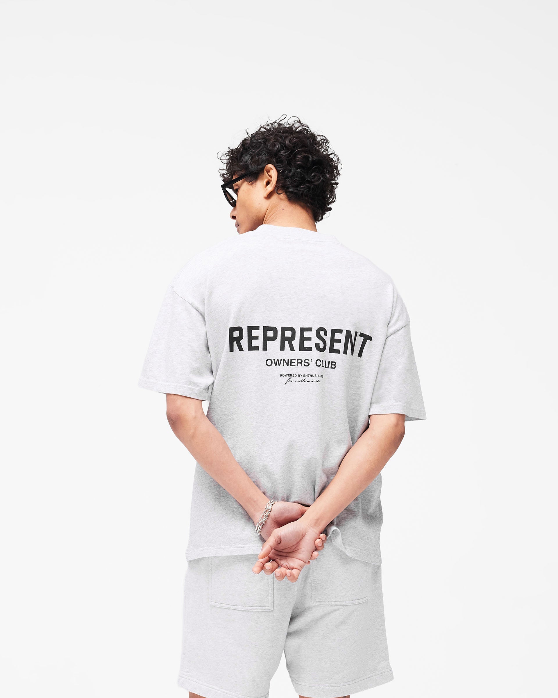 T-Shirt Represent Owners Club - Gris cendré