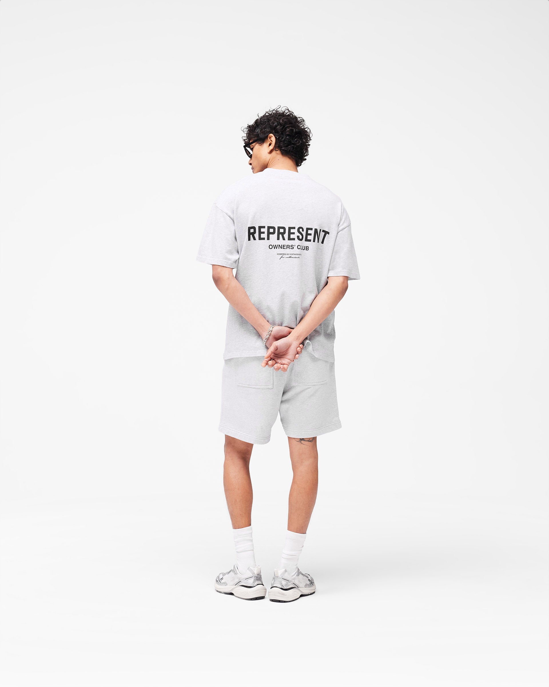 T-Shirt Represent Owners Club - Gris cendré