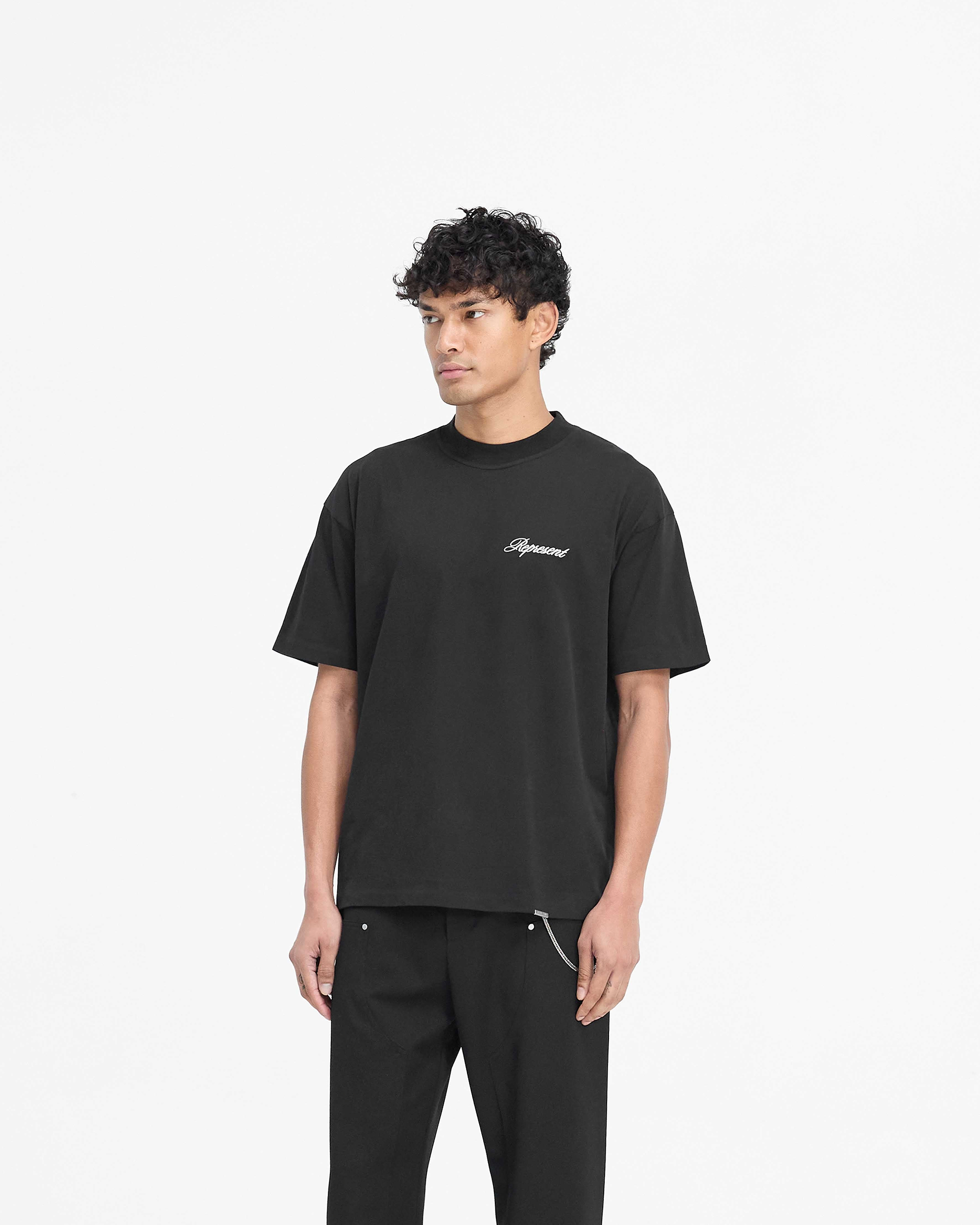 Script Logo T-Shirt - Schwarz