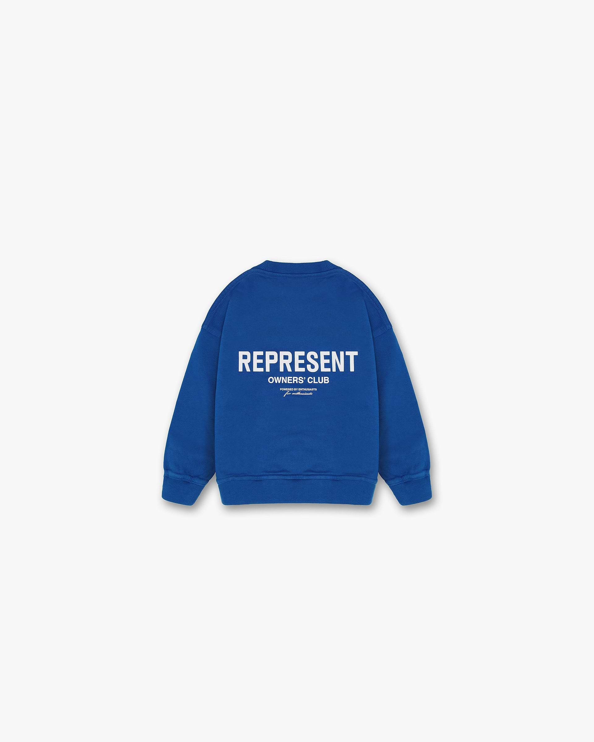 Represent Mini Owners Club Sweater | Cobalt Sweaters Owners Club | Represent Clo