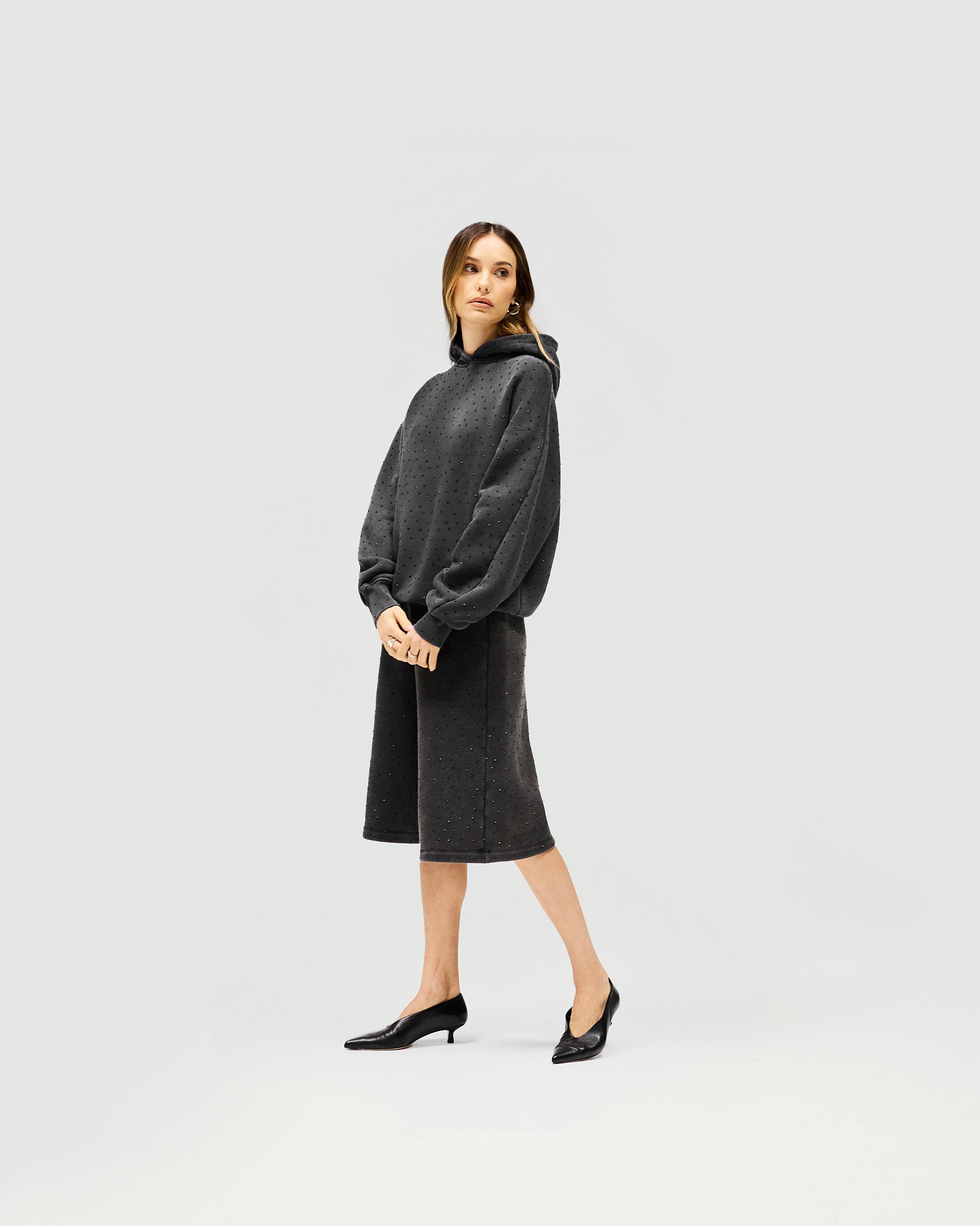 Spark Hoodie - Gewaschenes Grau
