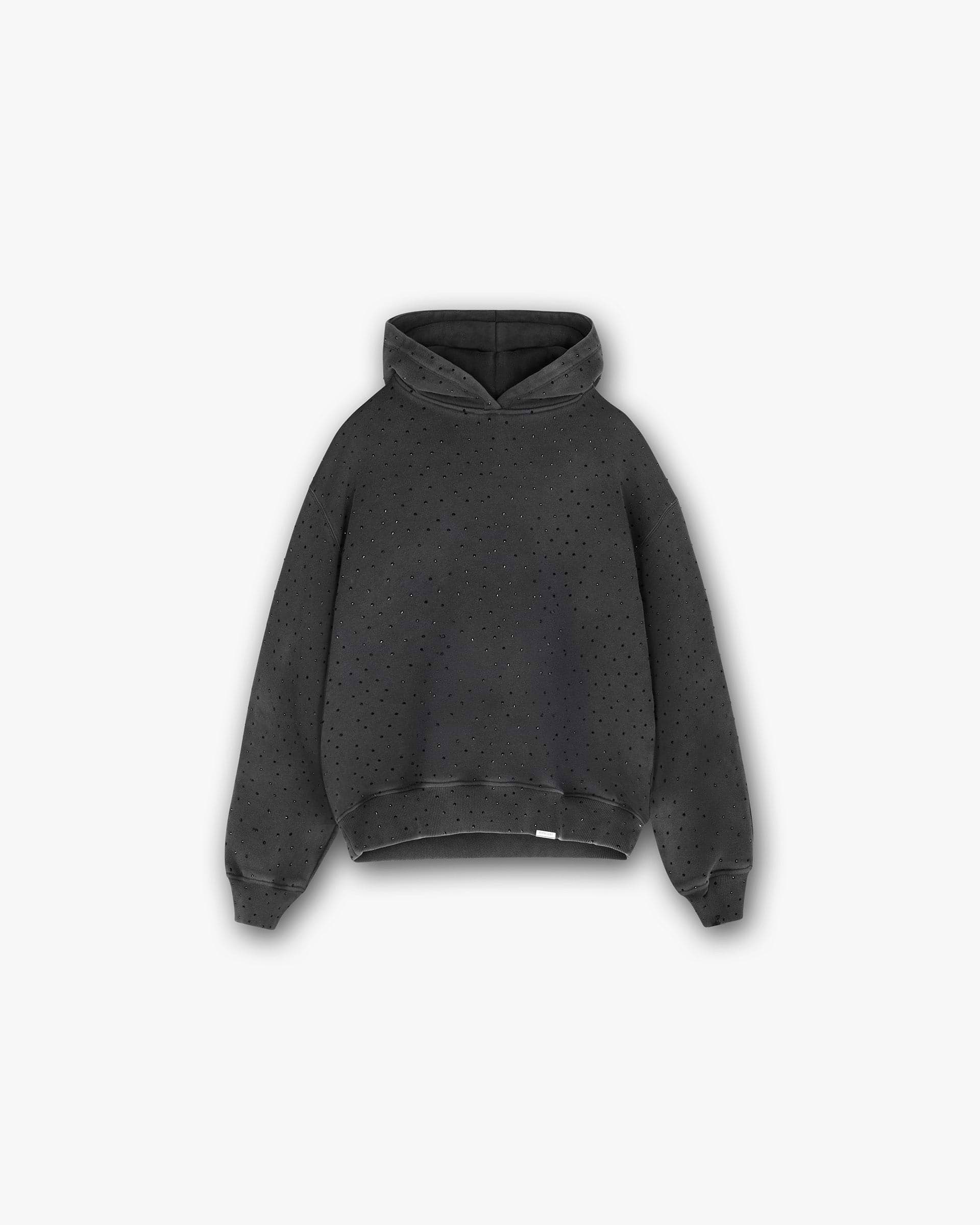 Front product image of a womens grey hoodie on a plain white background | Spark Hoodie in Washed Grey | Comfortable womens hoodie | SS25 Hoodies | Represent Clo