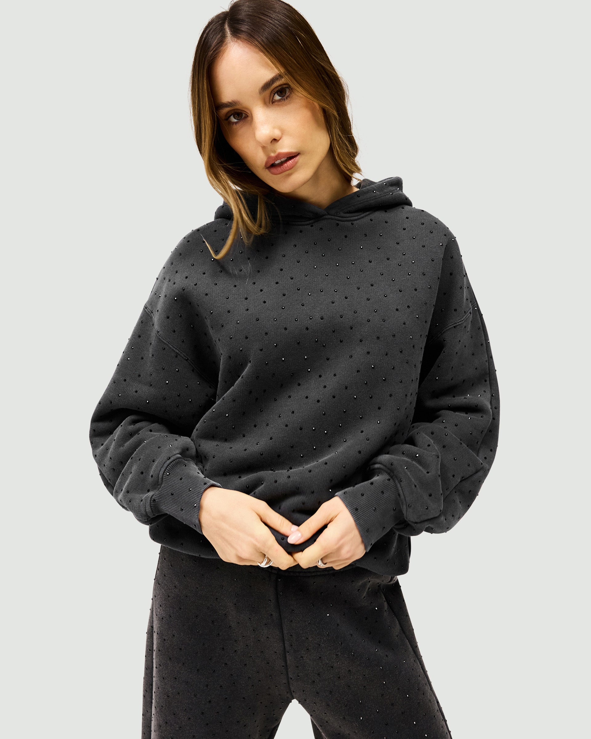 Spark Hoodie - Gewaschenes Grau