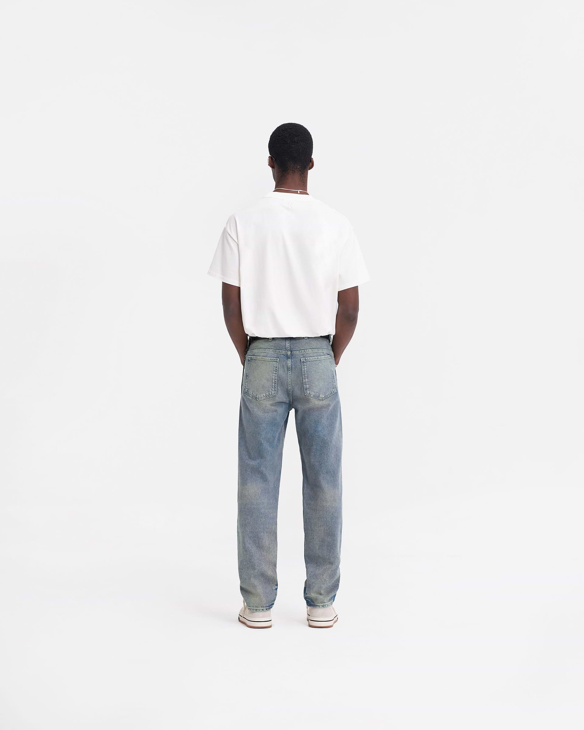 R2 Straight Leg Denim - Blue Cream