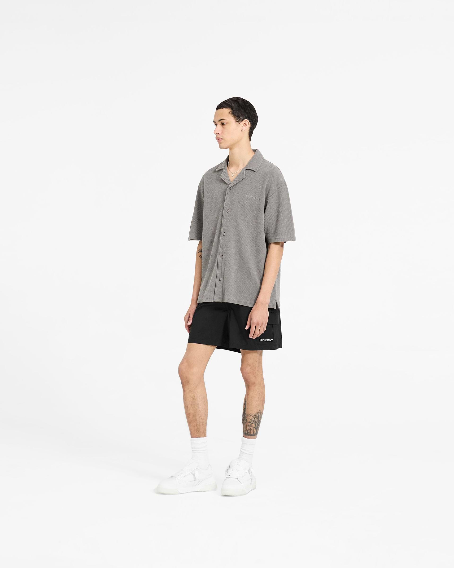 Cargo Swim Shorts - Tiefschwarz