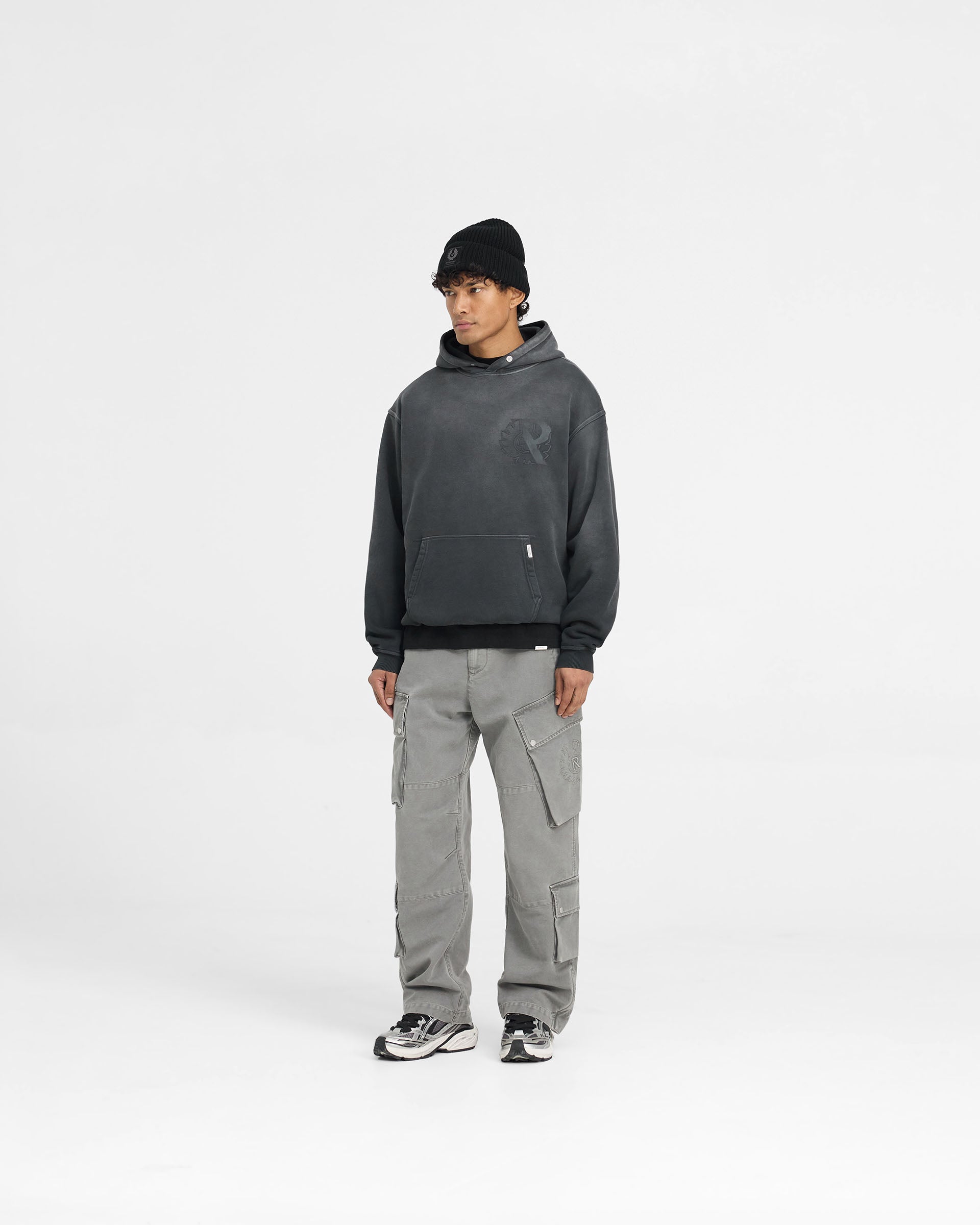 Represent X Belstaff Outline Phoenix Hoodie - Shadow