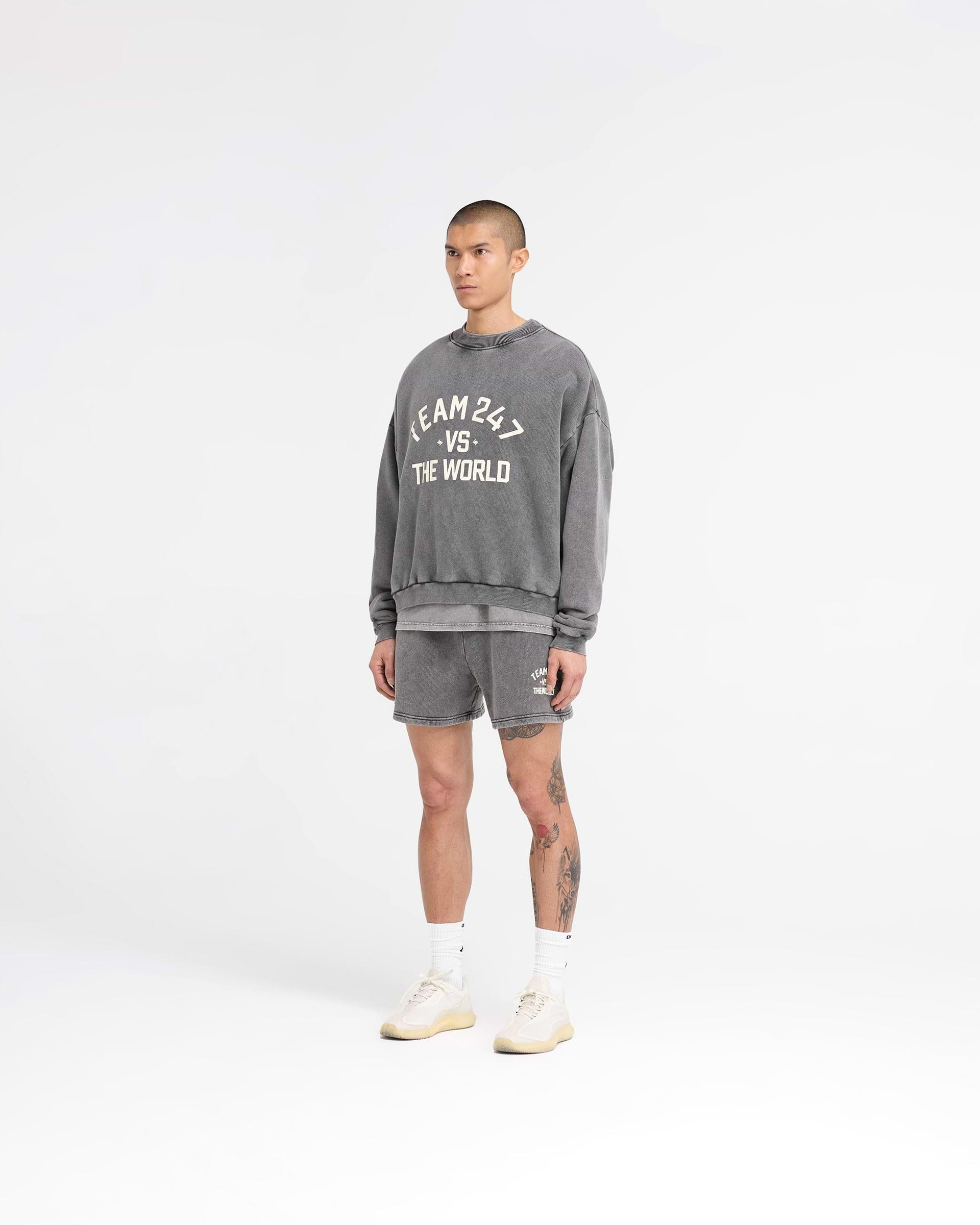 247 Vs The World Boxy Sweater - Zinn