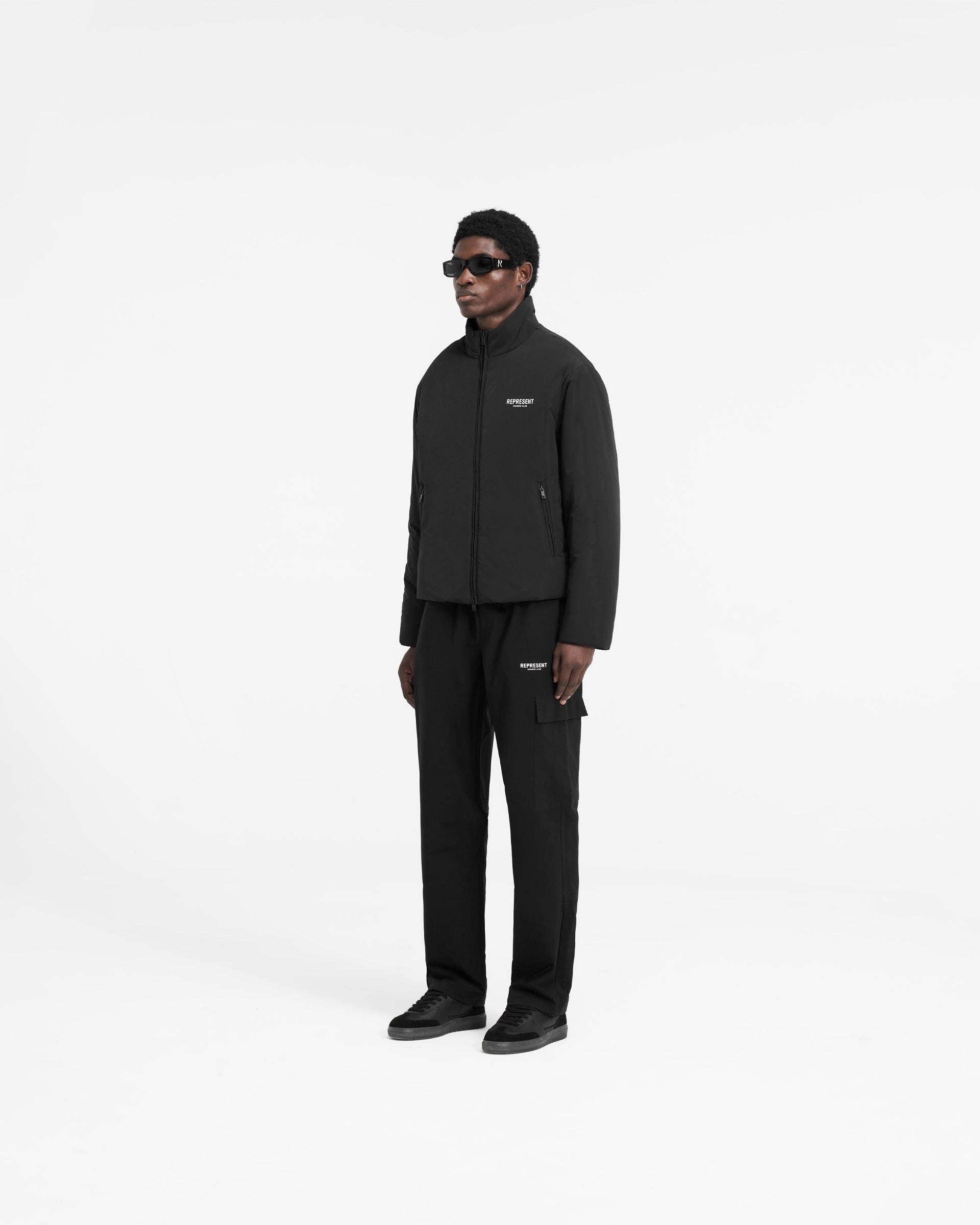 Represent Owners Club Wadded Jacket - Black