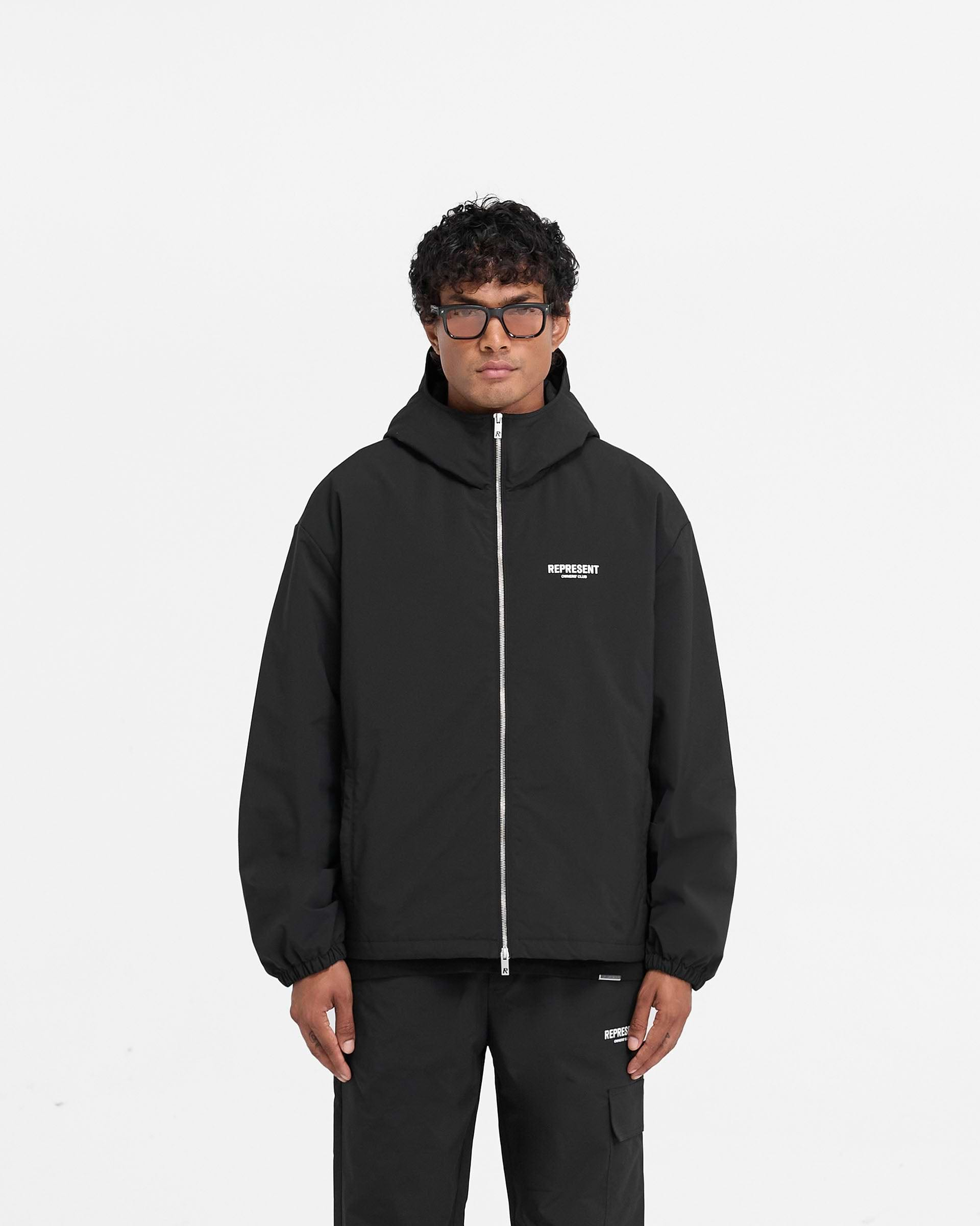 Represent Owners Club Hooded Coach Jacket - Noir