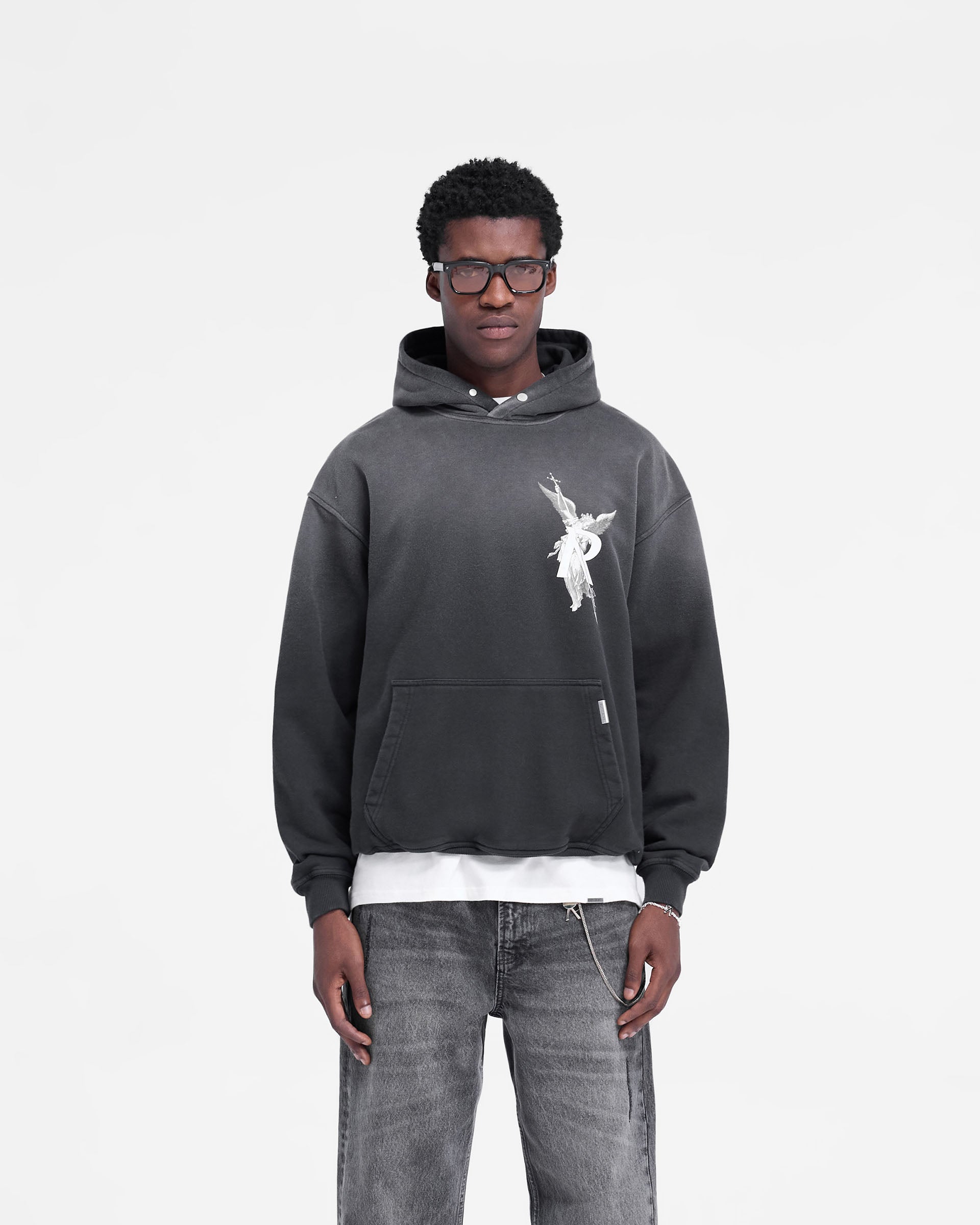 Archangel Hoodie - Stained Black