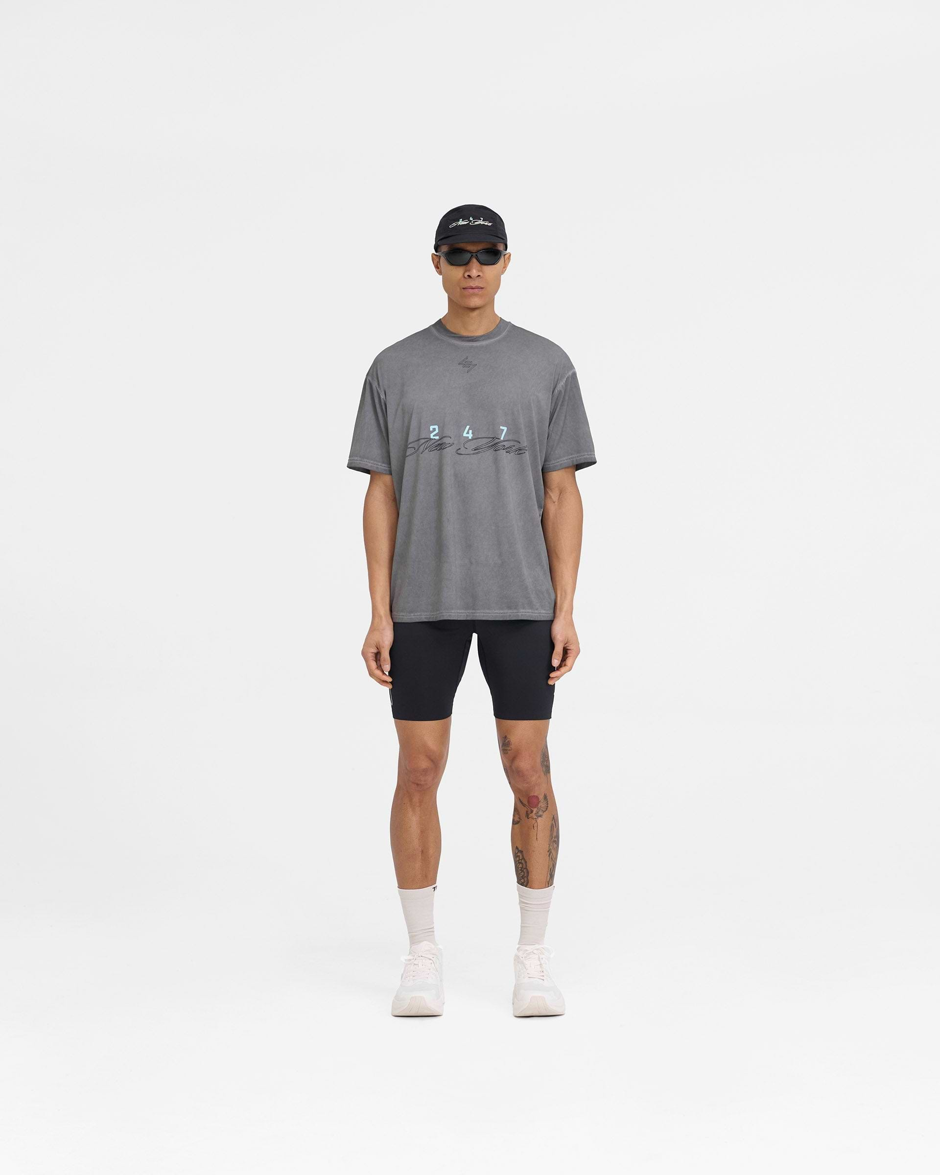 247 New York T-Shirt - Fumée