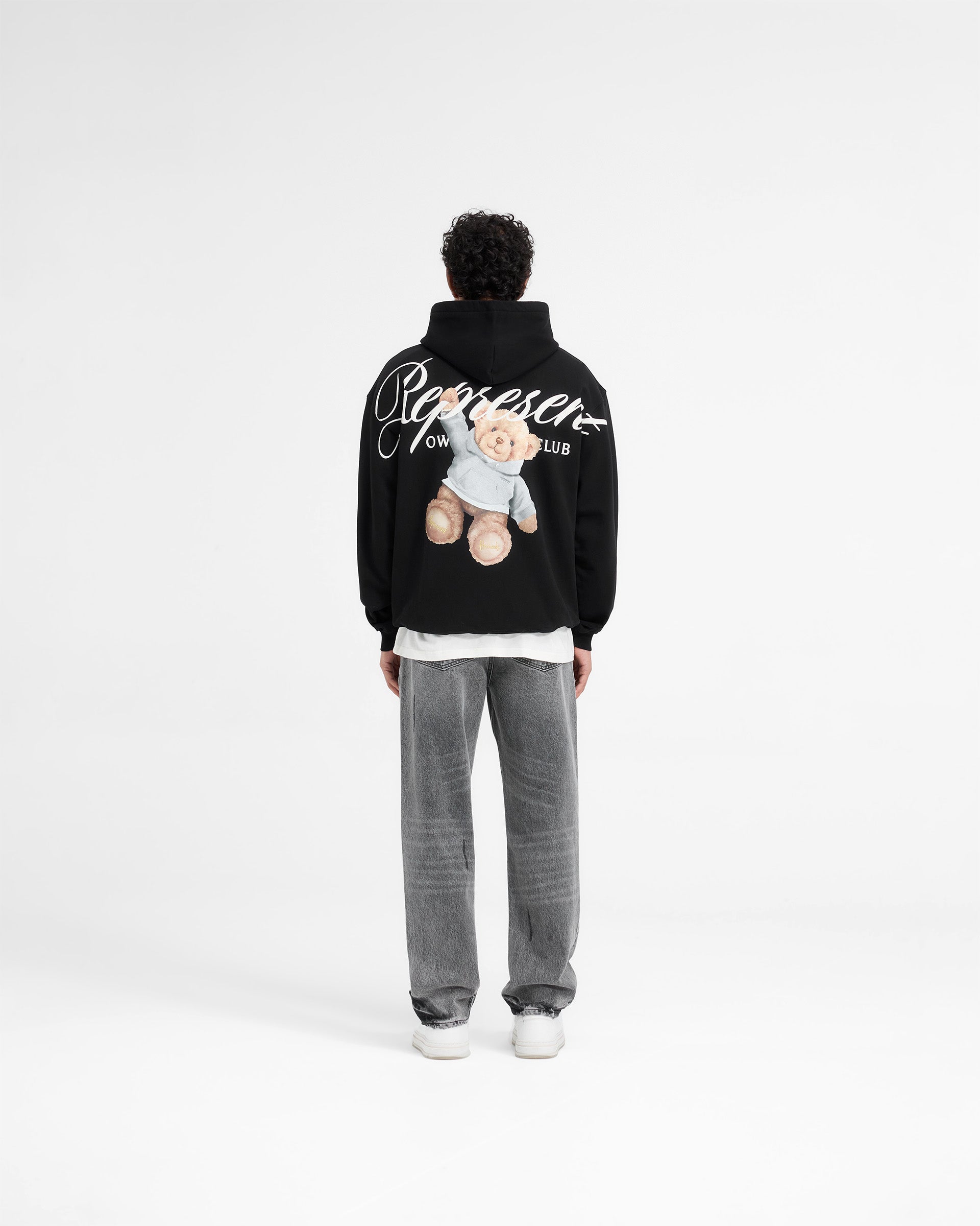 Represent X Harrods Bear Owners Club Hoodie - Jet Black