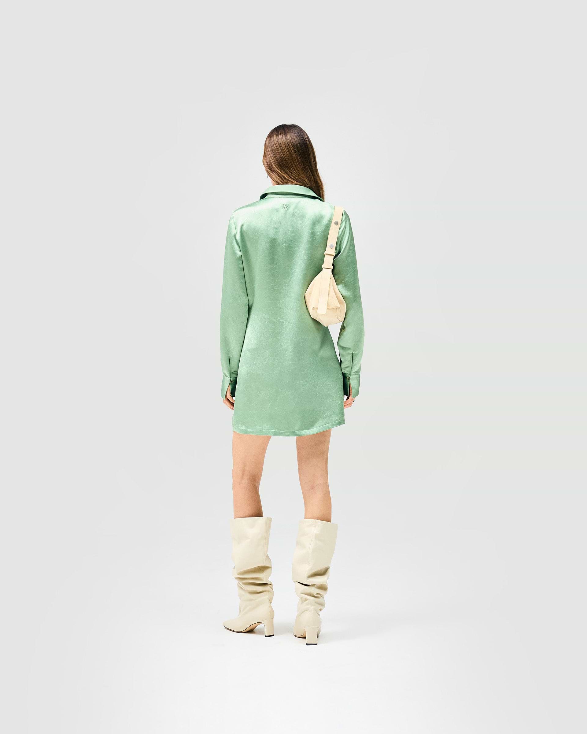 Vision Mini Dress - Basil