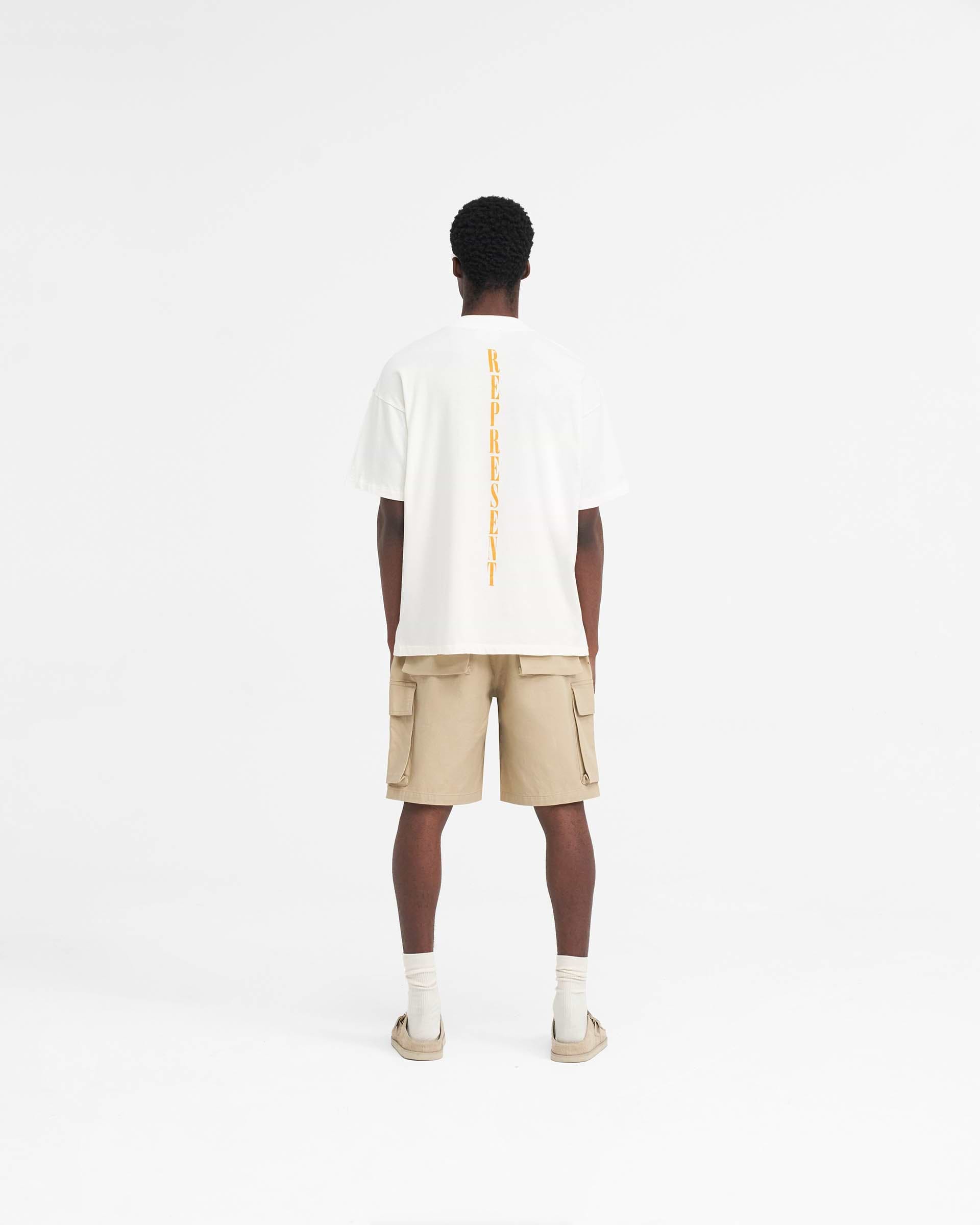 Baggy Cotton Cargo Short - Sandstein
