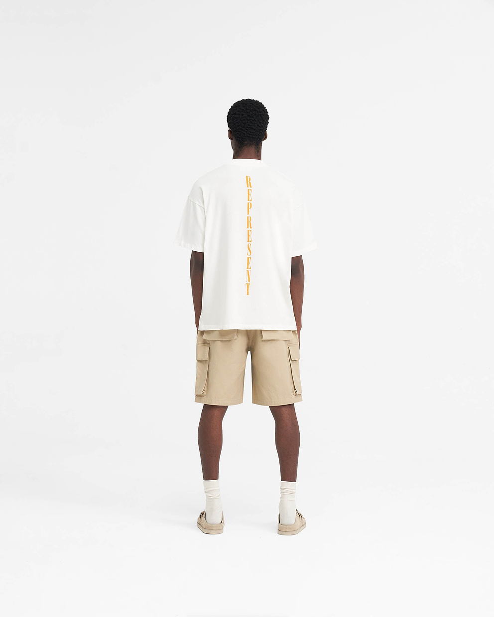 Baggy Cotton Cargo Short - SANDSTEIN