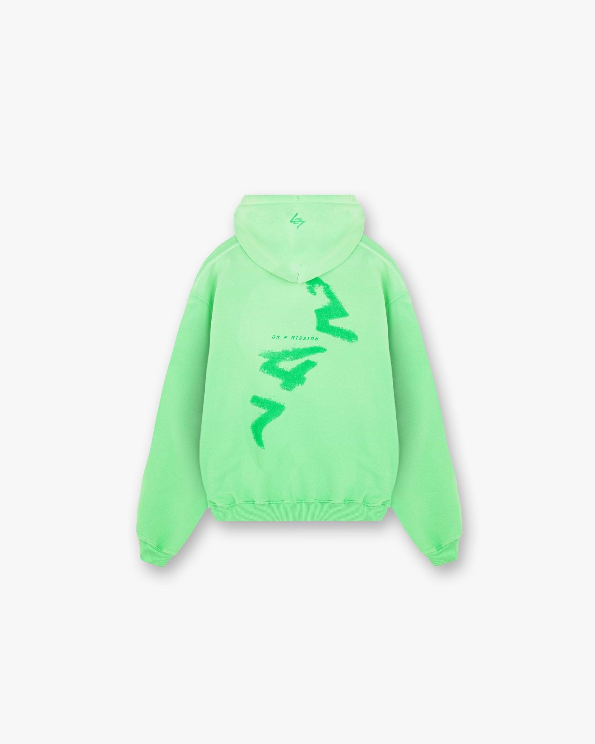 247 Motion Oversized Hoodie - Vert Vitesse