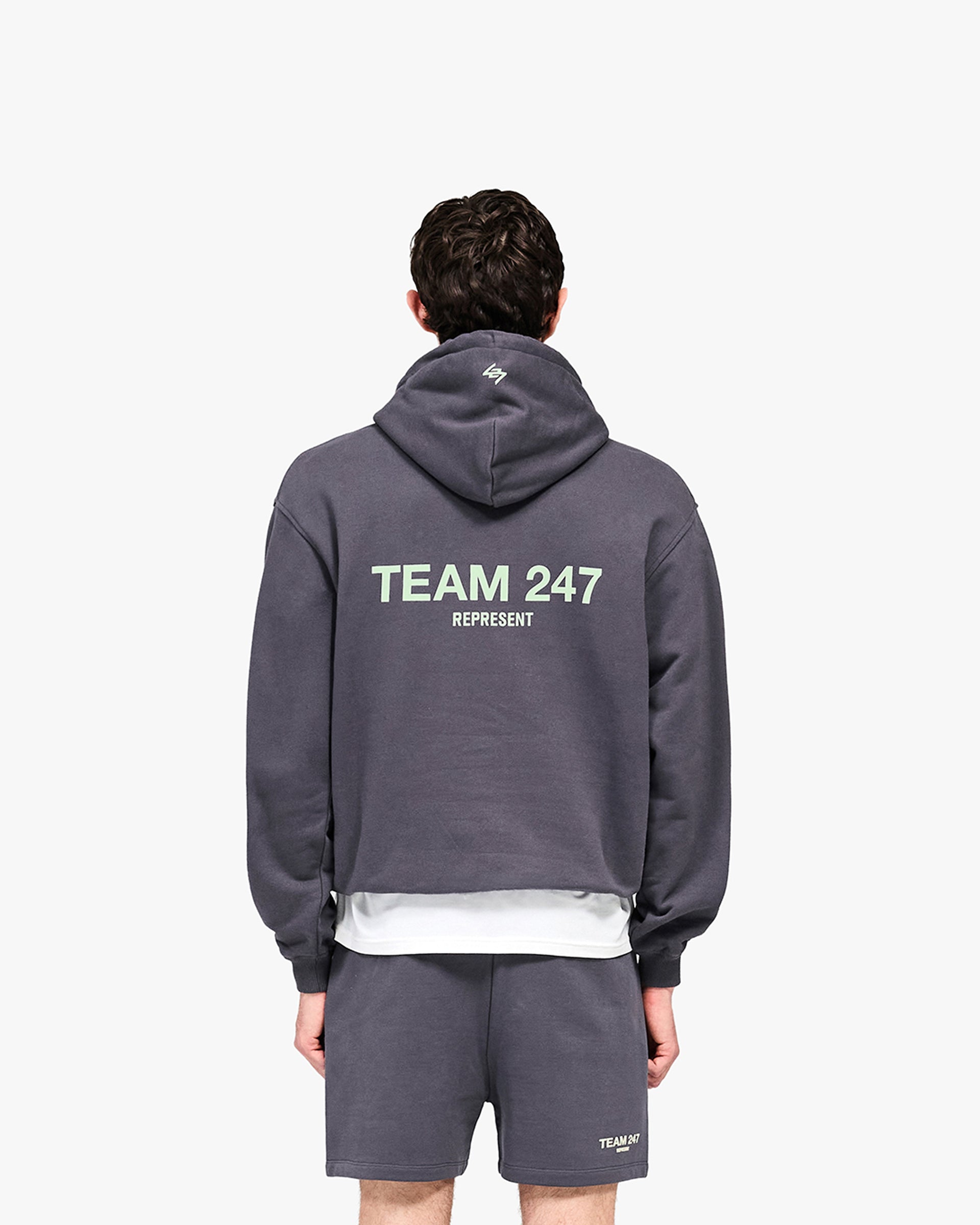 247 Team Oversized Hoodie - Graphene