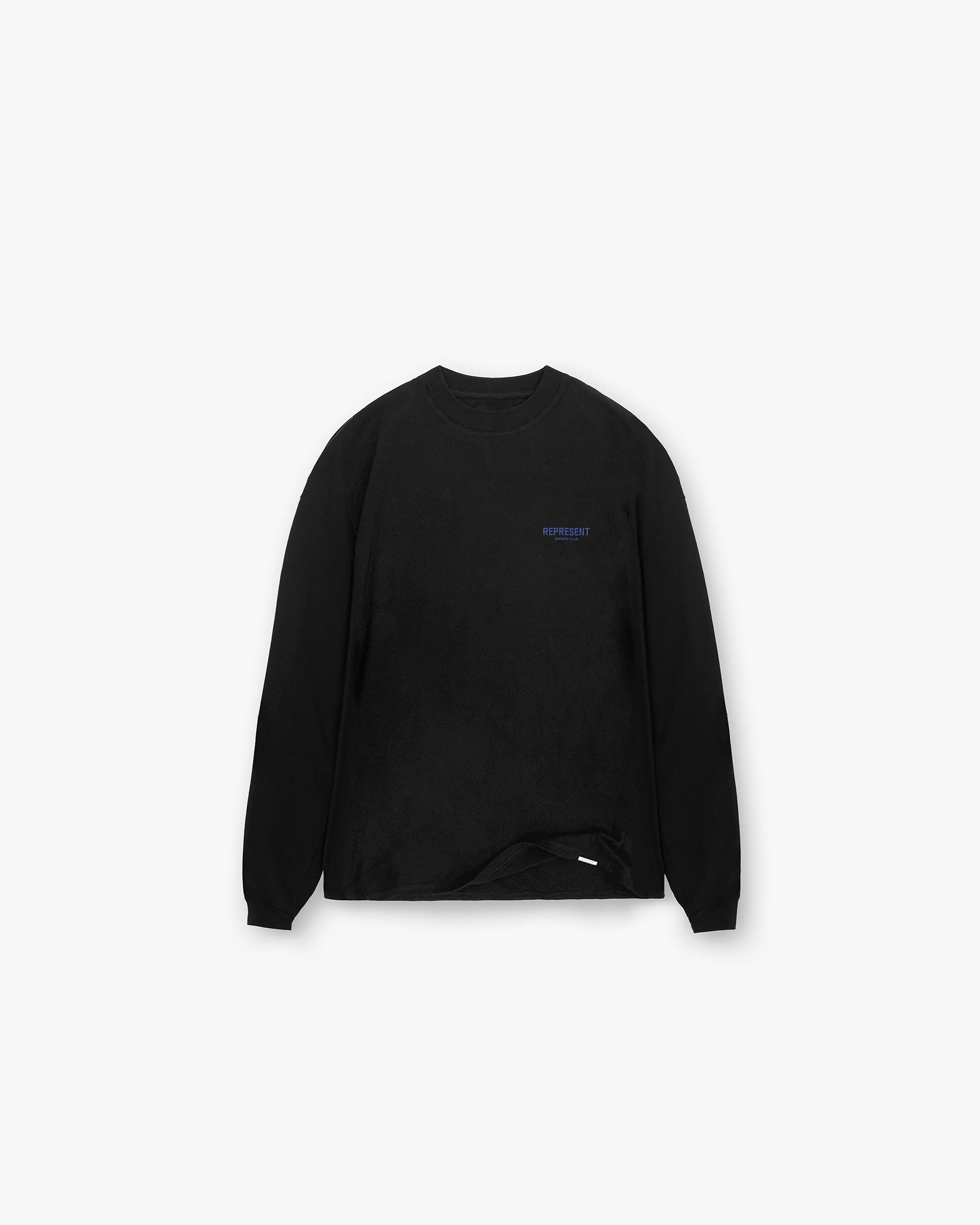 Represent Owners Club Long Sleeve T-Shirt - Black Cobalt