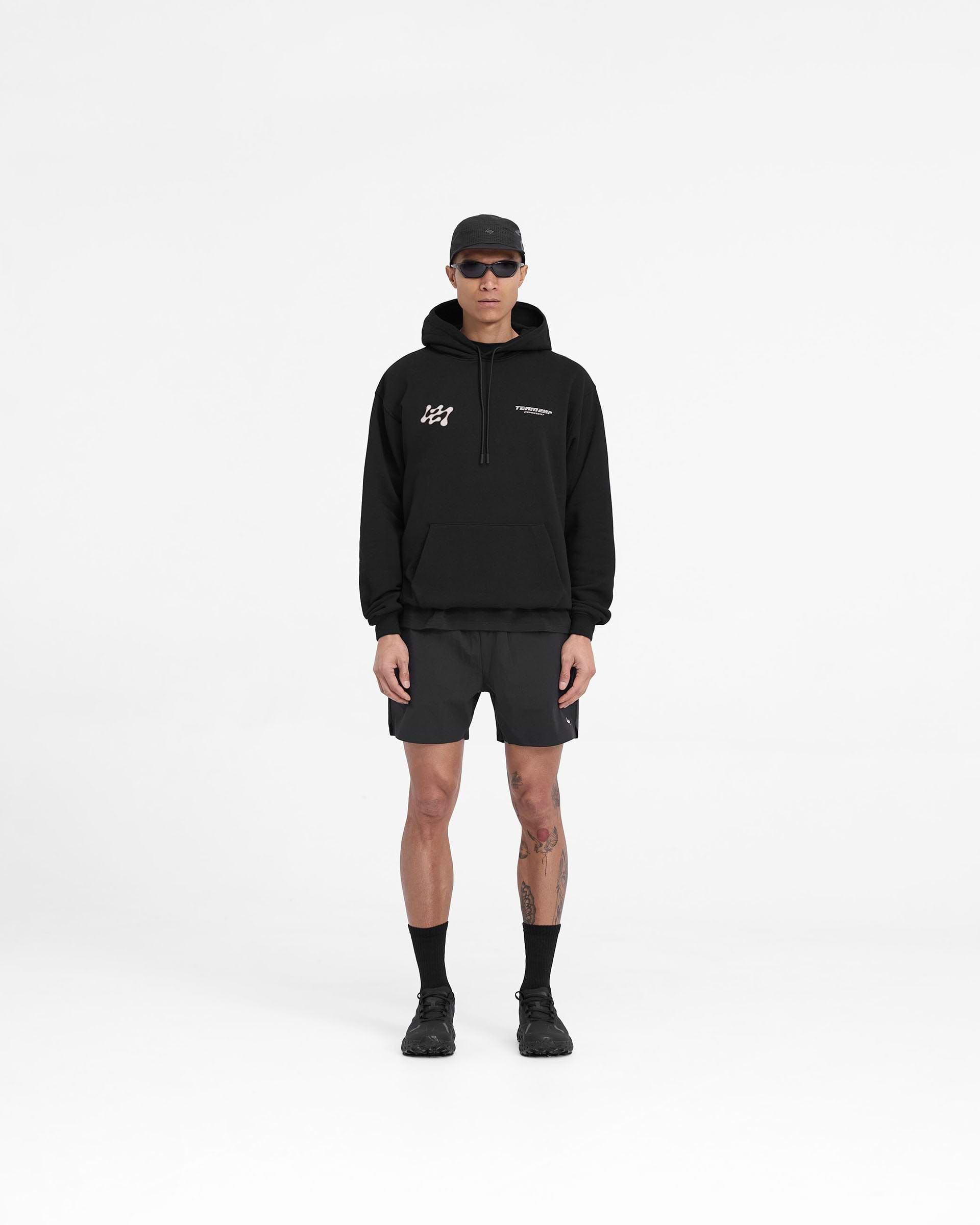 247 Future Terrains Oversized Hoodie - Noir