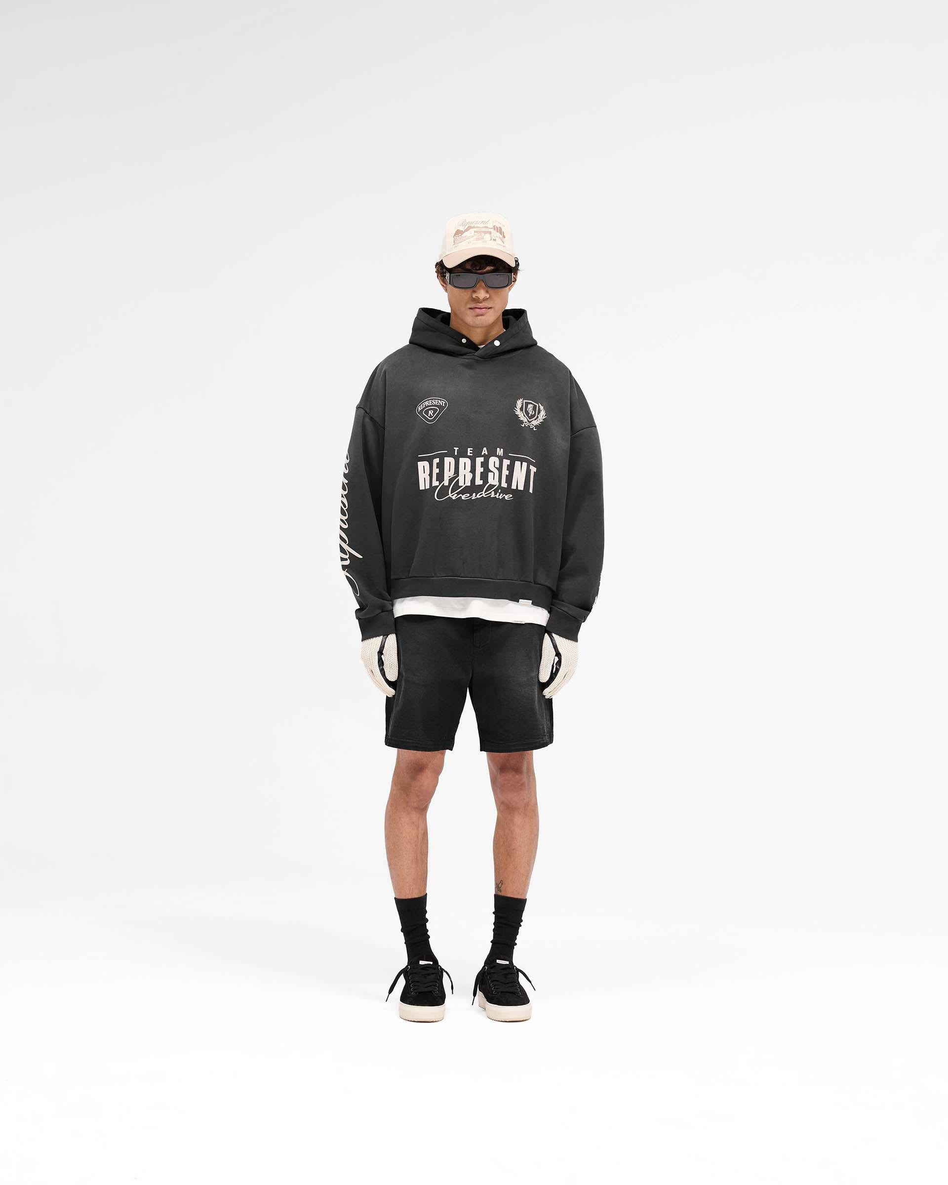 World Championship Hoodie - Stained Black | REPRESENT