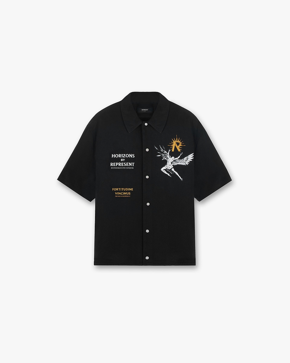 Icarus Short Sleeve Shirt - SCHWARZ