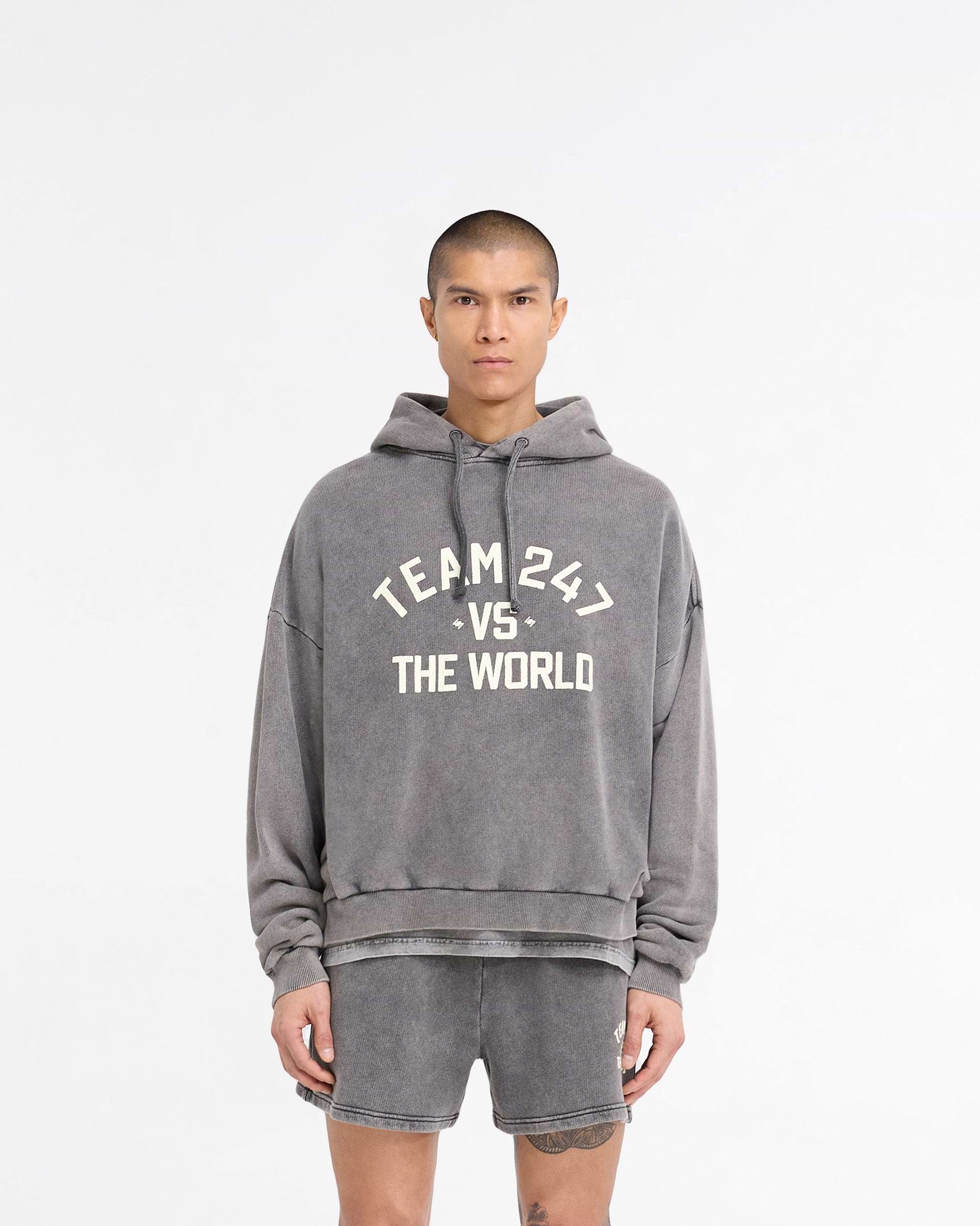 247 Vs The World Boxy Hoodie - Zinn