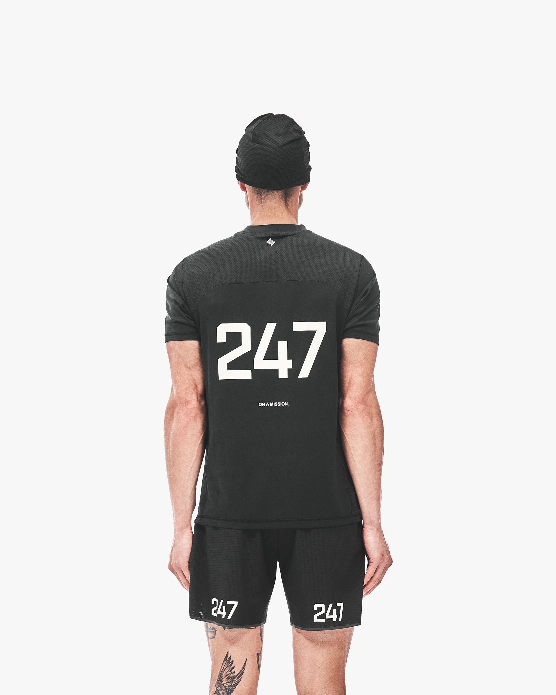 247 Numbers T-Shirt - Jet Black | REPRESENT